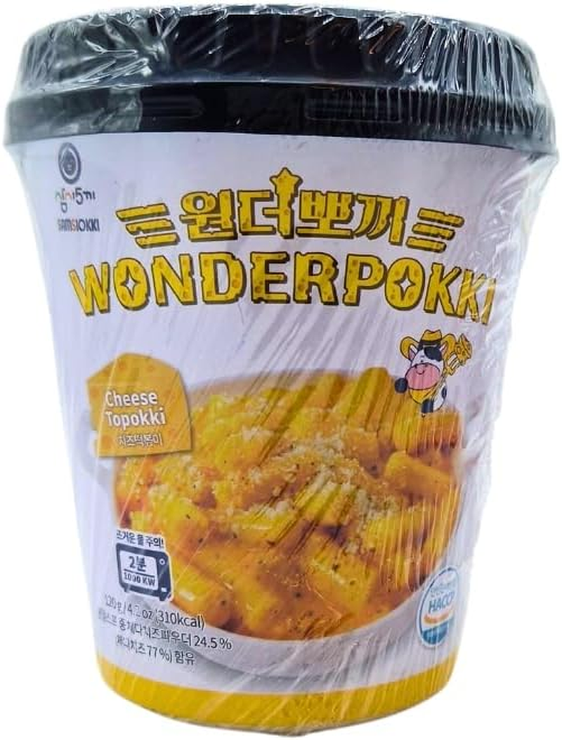 Wonderpokki Instant Cheese Topokki Cup 120G