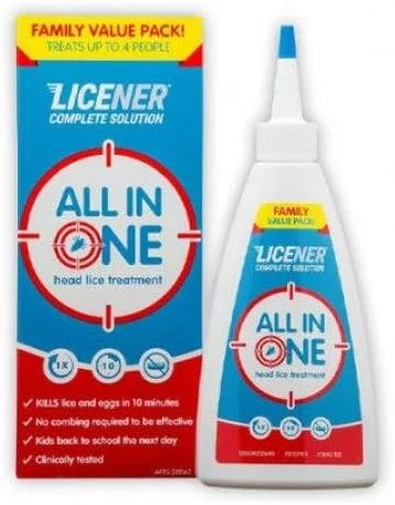 Licener Complete Solution All-In-One Head Lice Single Treatment Shampoo 200 Ml image number 1