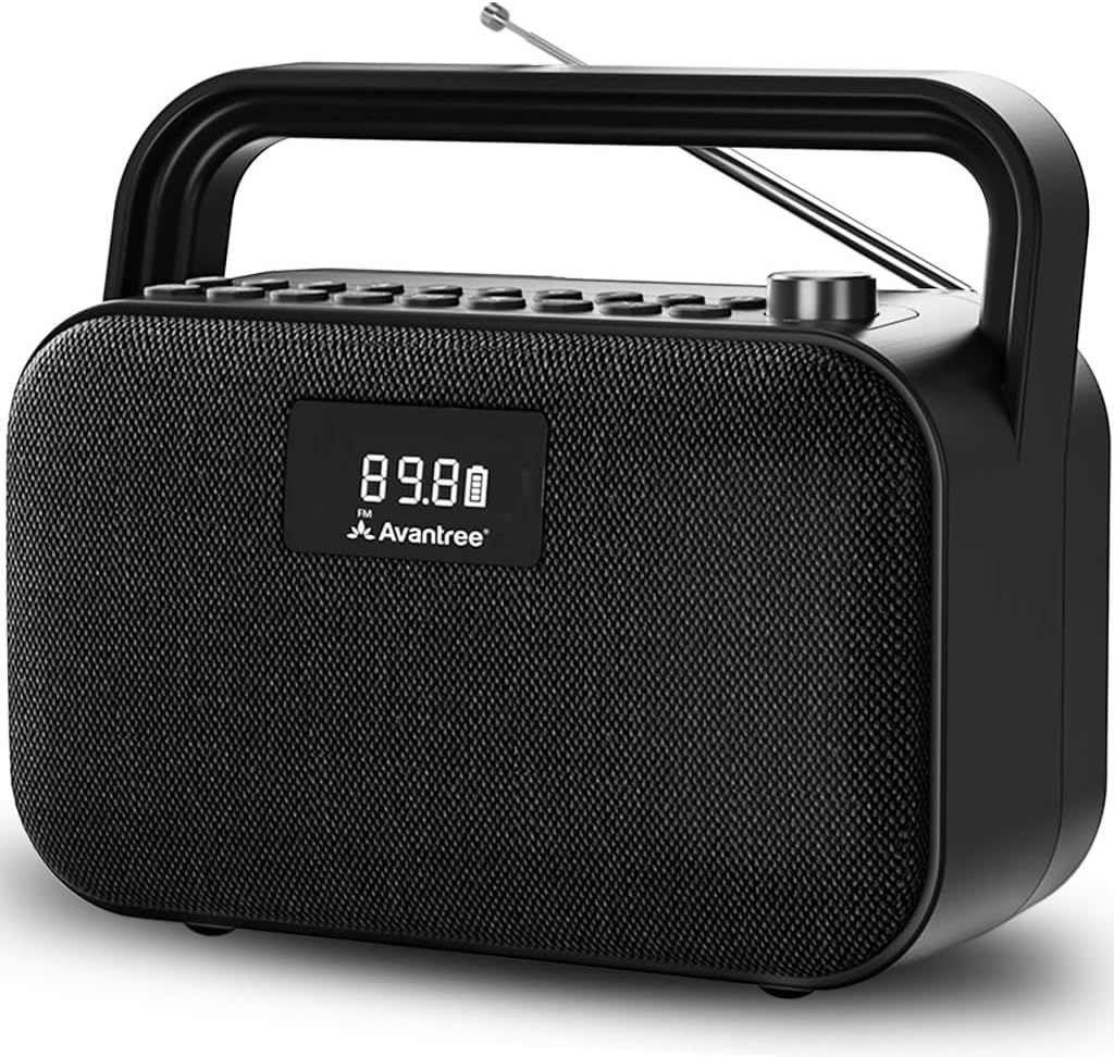 Avantree Powerbyte - Portable Digital FM Radio with Powerful 30W Stereo Bluetooth Speakers & SD Card Player, 20Hr Rechargeable Playtime, Extended Range, Wireless Loud Outdoor Speaker & U Disk Player image number 3