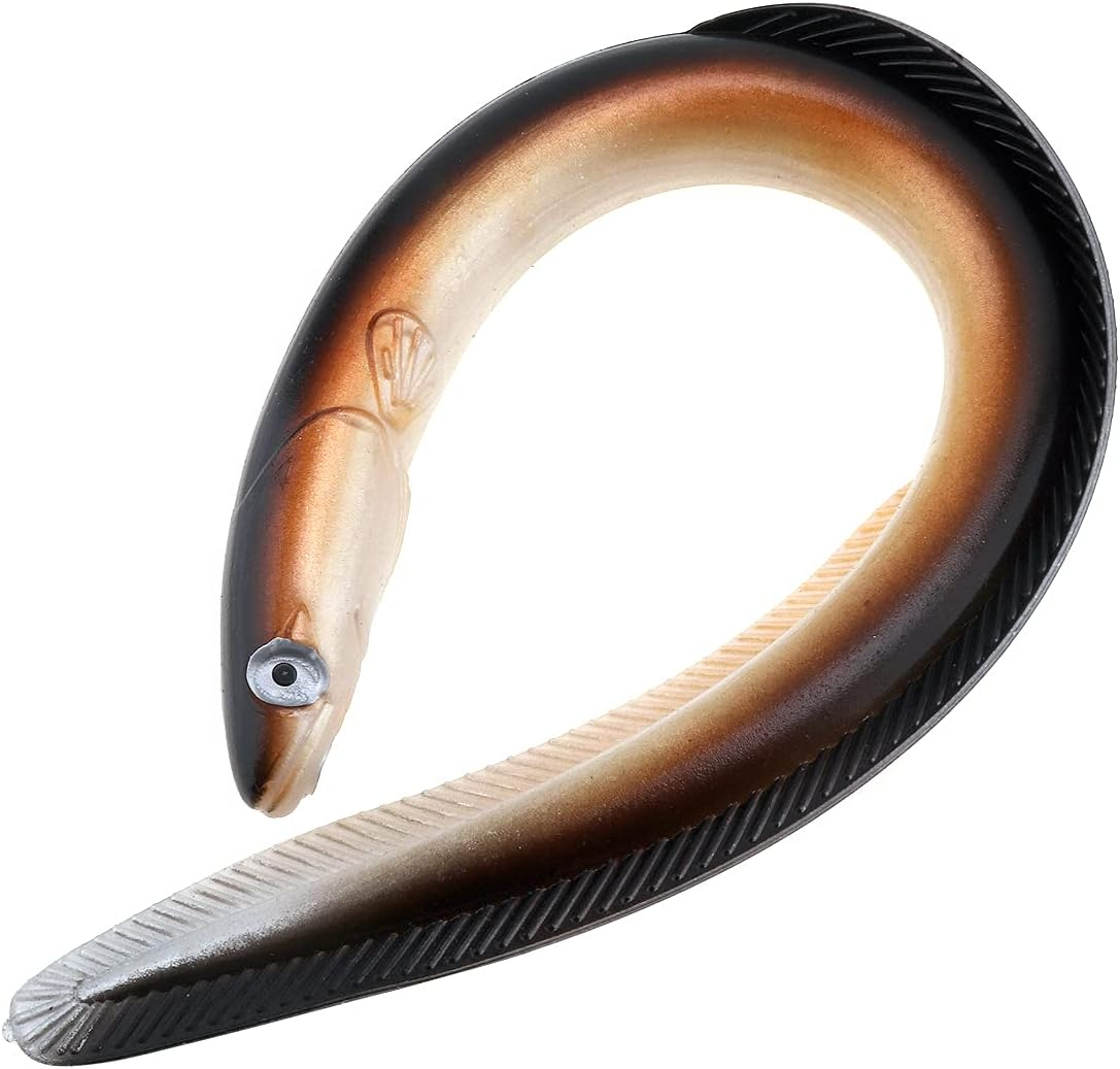 Origlam EEL Lure, 30Cm/11.81Inches Soft PVC EEL Fishing Lure, 1Pc, Saltwater & Freshwater, Fishing Hook image number 3