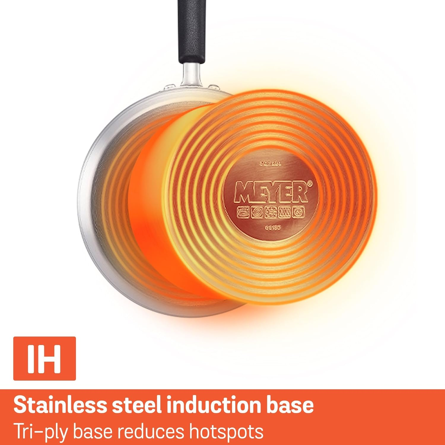 Meyer Centennial Stainless Steel 18Cm Saucepan with Lid, 2.8L, Induction Compatible, Dishwasher & Oven Safe, Tri-Ply Base, Fast Heating, Scratch Resistant, Silver image number 4