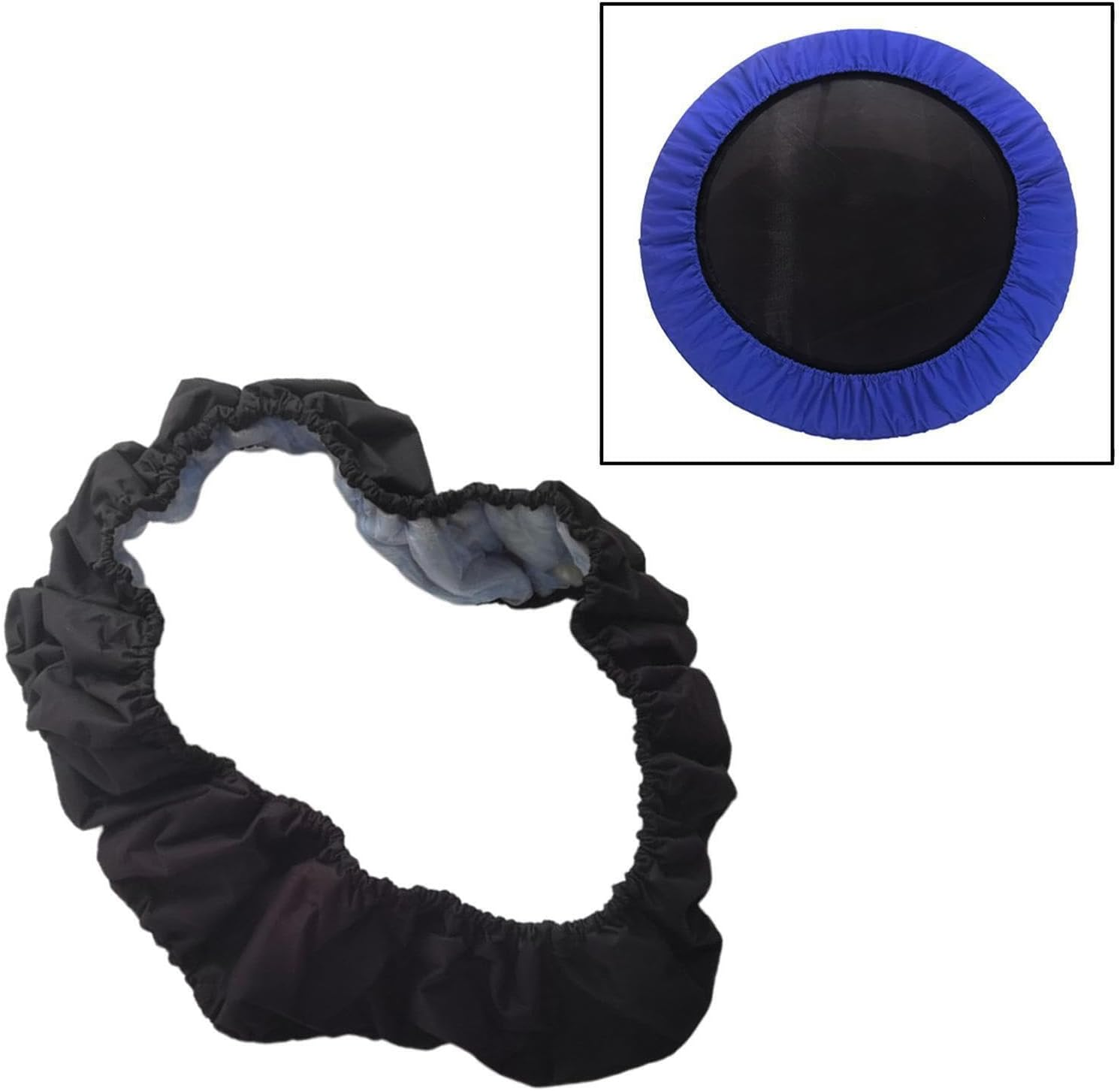 Waterproof Trampoline Spring Cover 36-40 Inch Durable Oxford Cloth, Black, 38 Inch image number 2