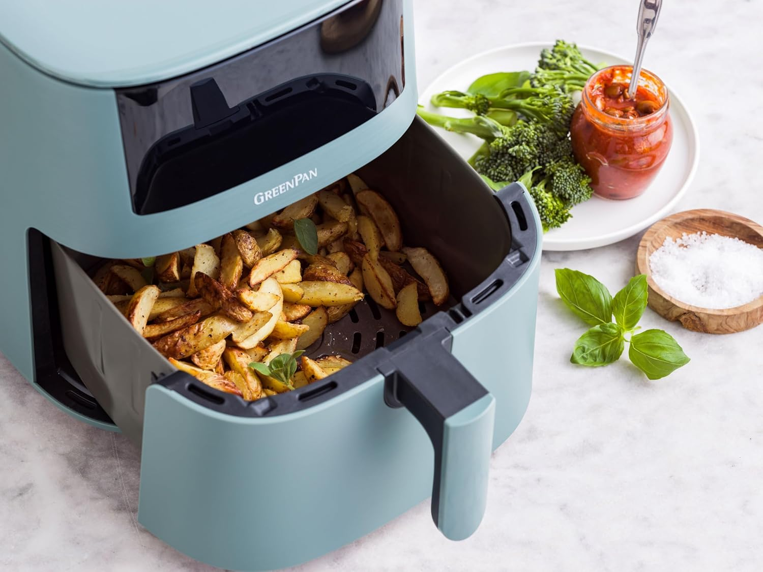 Greenpan Bistro XXL Coloured Air Fryer - Smokey Sky Blue image number 5