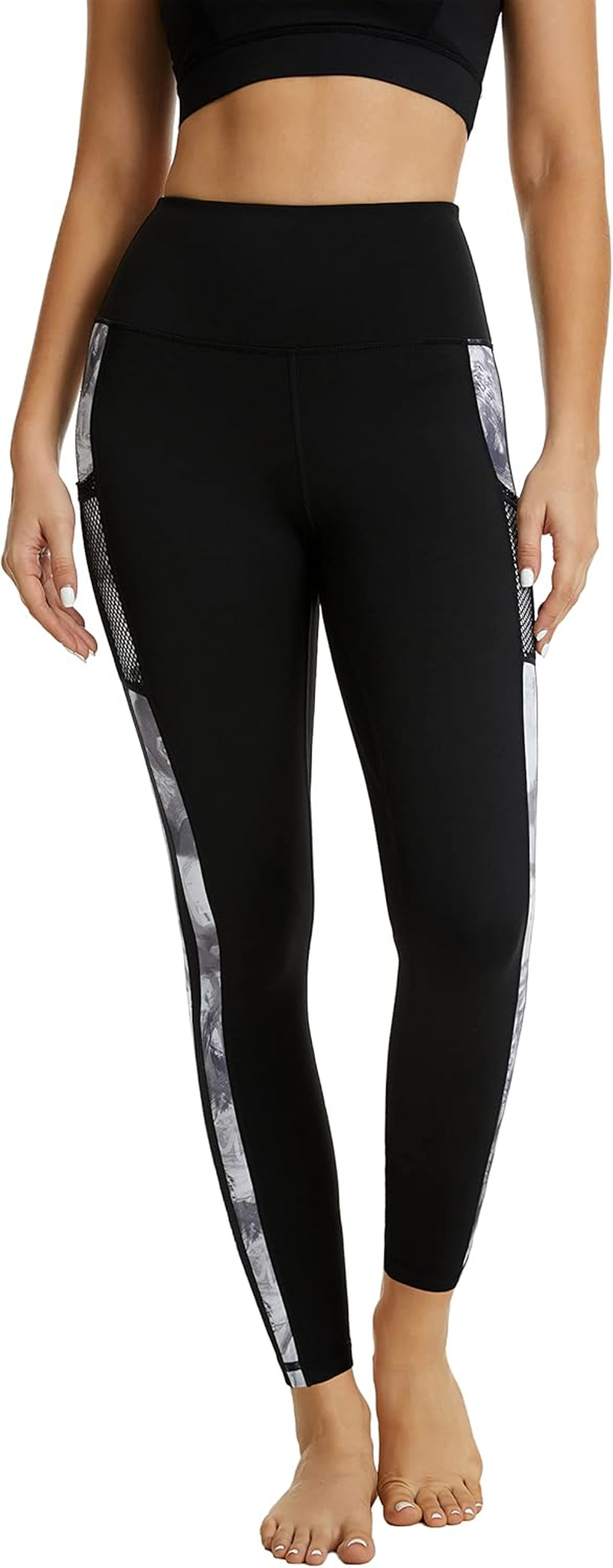 Buepeara Anti-Cellulite Women'S Sports Trousers with Pockets, High Waist Opaque Sports Leggings for Sports and Everyday Use image number 3