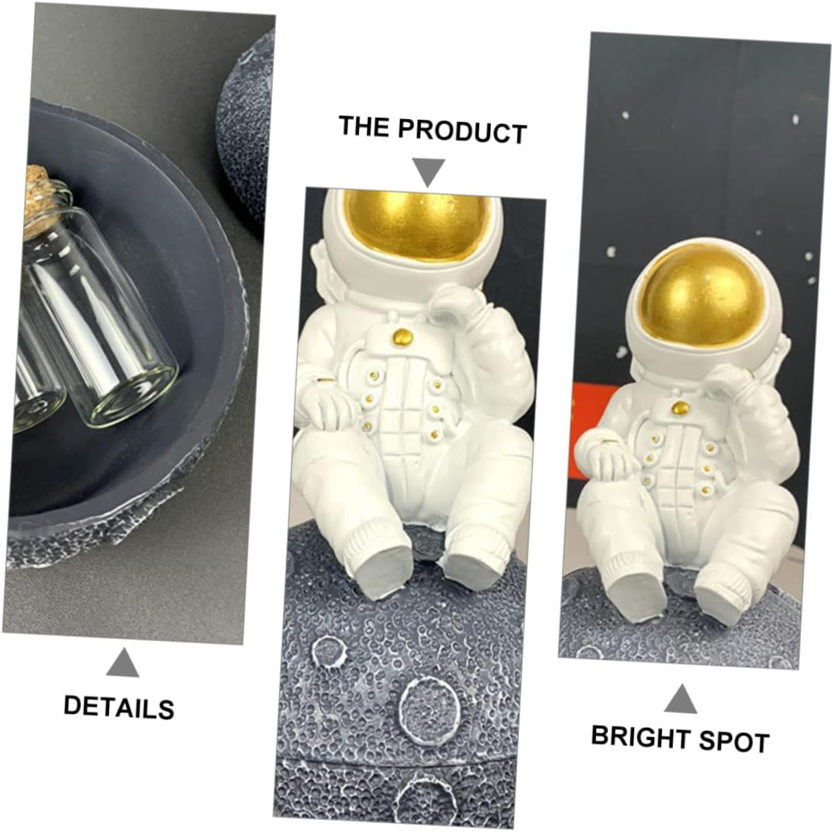 Keepsake for Newborn Fetal Hair Teeth Storage Bottle Portable Resin Decorative Box image number 1