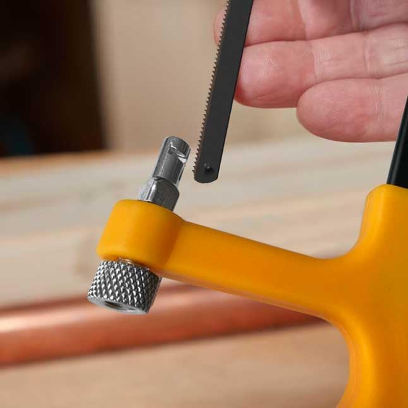 Hanpex 15Cm / 6 In. Mini Hacksaw Frame - 150Mm Extra Fine Cut Junior Hack Saw with Bi-Metal Blade for Metal and Wood image number 6