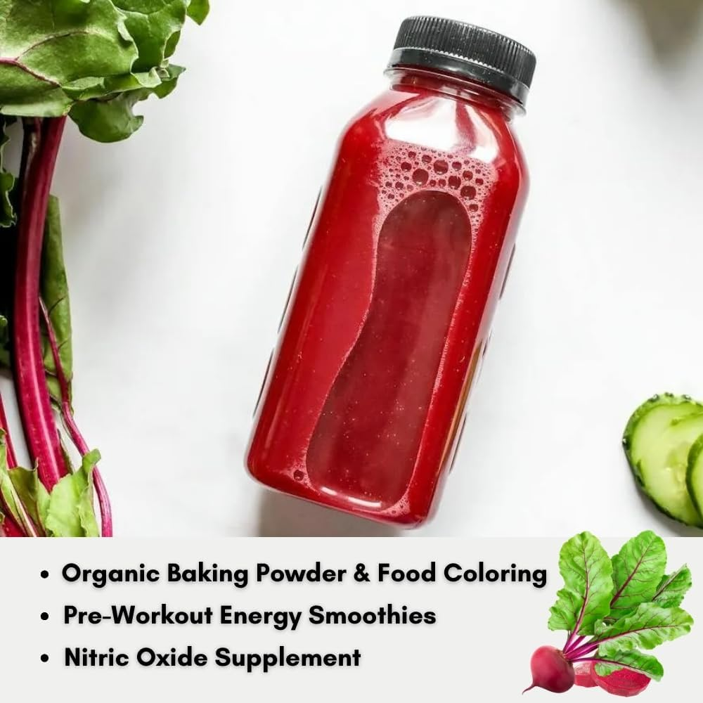 Beetroot Powder 114 G | 100% Pure Raw Red Beetroot Superfood for Drinks, Juice, Recipes| Vegan, Non GMO, Gluten Free. image number 1