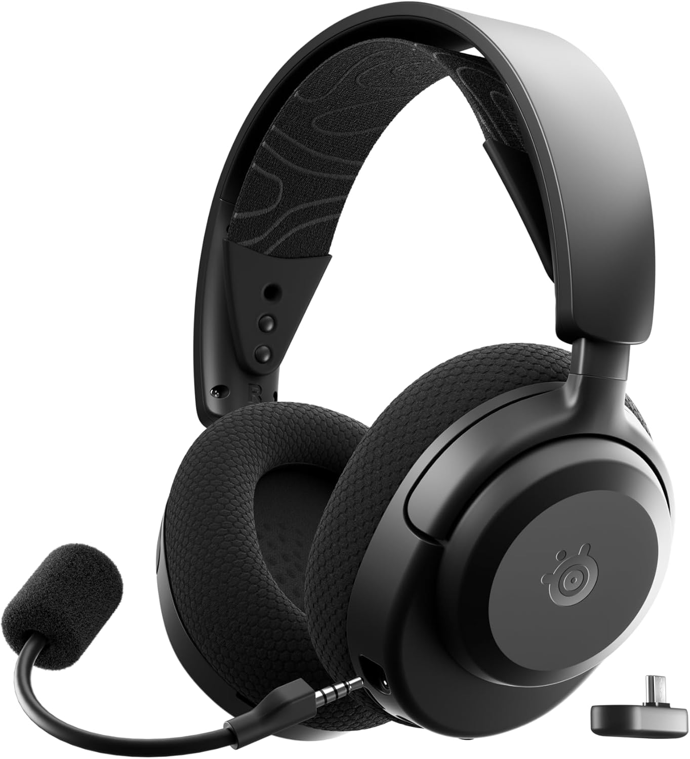 Steelseries Arctis Nova 3X Wireless Gaming Headset - App Control - 40 Hour Battery - Neodymium Magnet Driver - 2.4Ghz/Bluetooth - Detachable Microphone - Xbox PS5 PC Switch Mobile Devices - Black image number 4