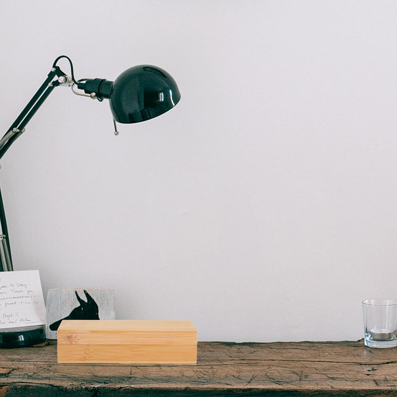 Box Wooden Storage Box with Lid Versatile Memory Keepsake Box for Crafts Art Supplies and Items for Home Office and School Use Decorative Centerpiece image number 3