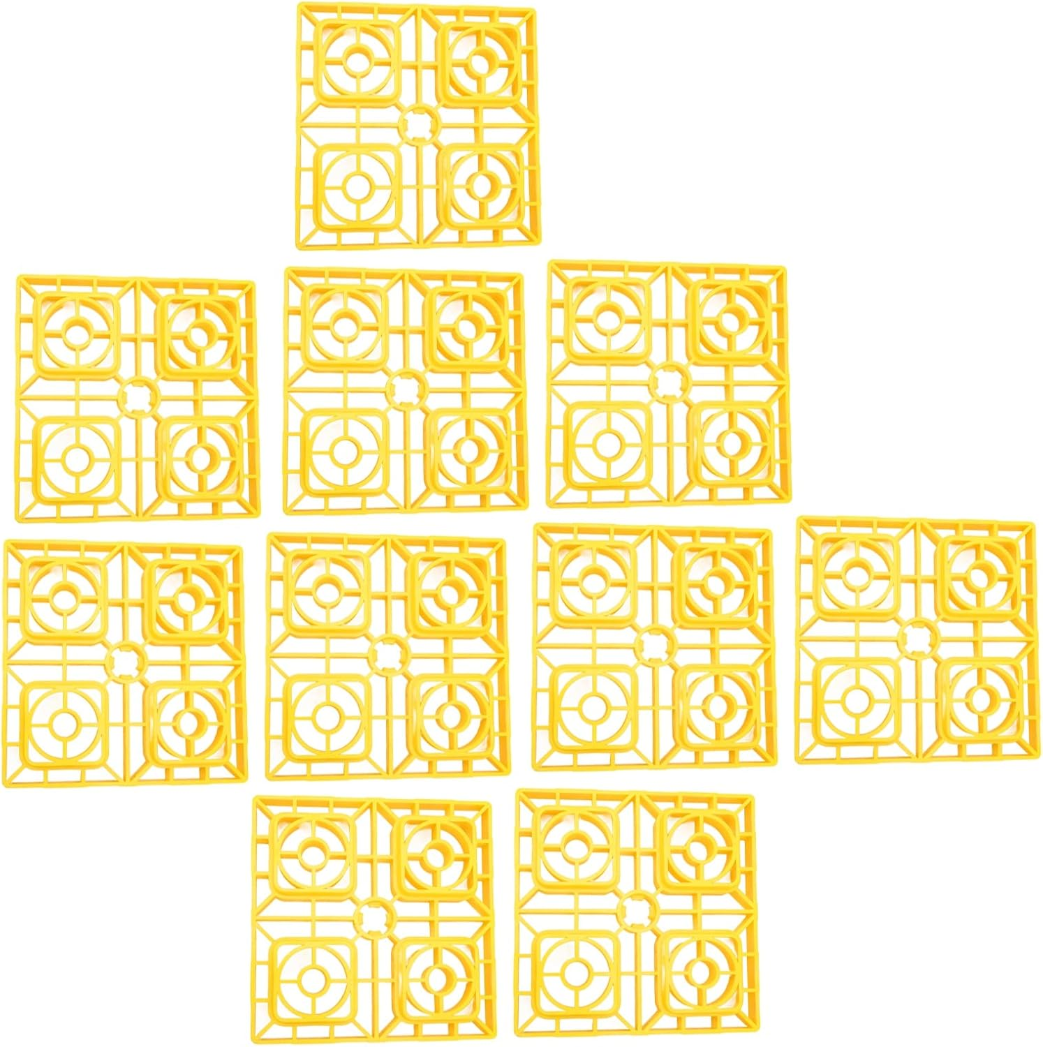 Wheels Leveling Blocks, Heavy Duty Rv Leveling Blocks and Chocks anti Slip Pads Design for Leveling Single and Dual Wheels, Levelers 10 Pack with Carrying Bag image number 5