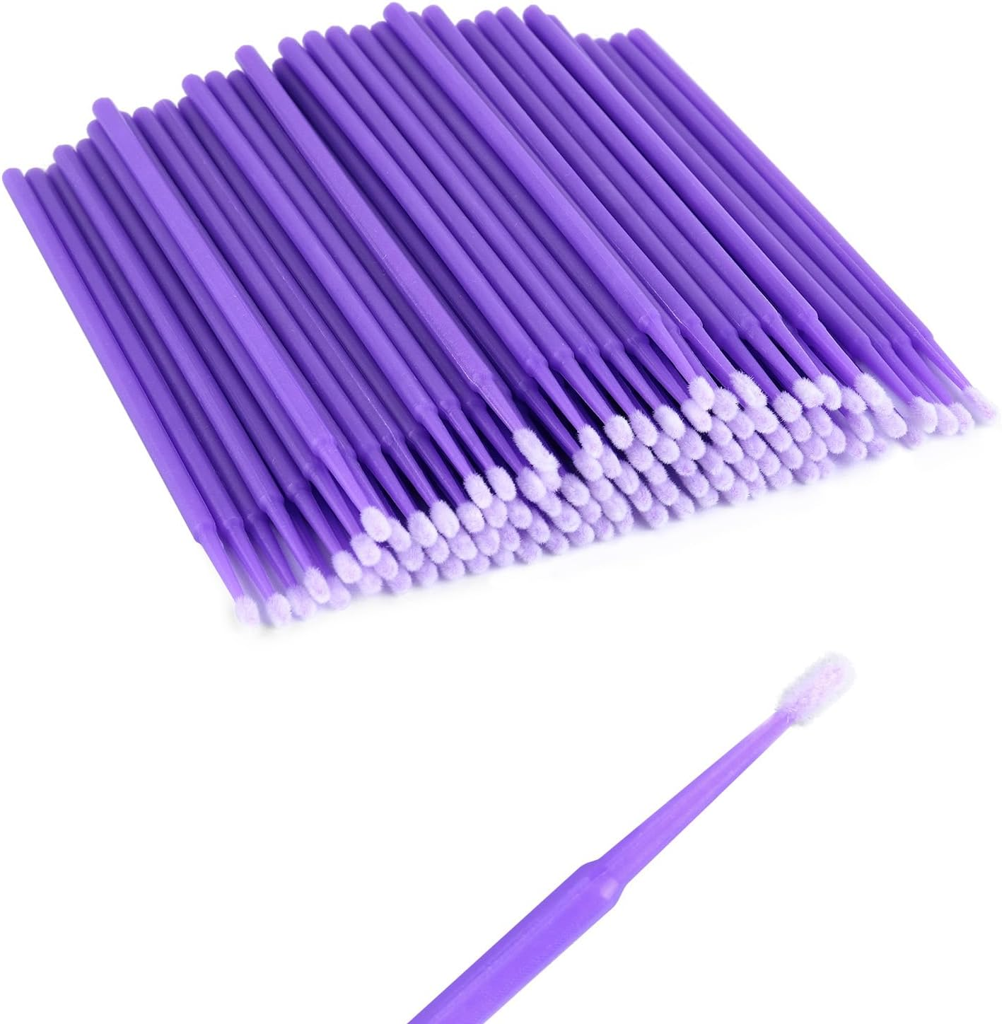 100PCS Car Touch up Paint Brushes,Single-Use Micro Brushes for Refinishing Car Detail Paint Tiny Paint Brushes Scratches,Practical Car Accessories Micro Paint Brushes for Paint Chip Repair image number 1