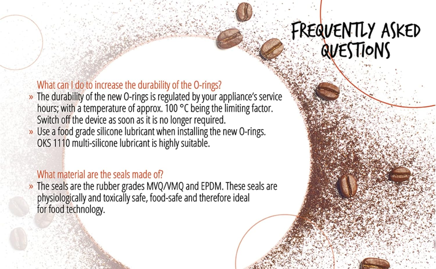 Gaskets Suitable for La Pavoni Europiccola, Professional, Stradivari Professional, Romantica, by - Set 5 image number 2