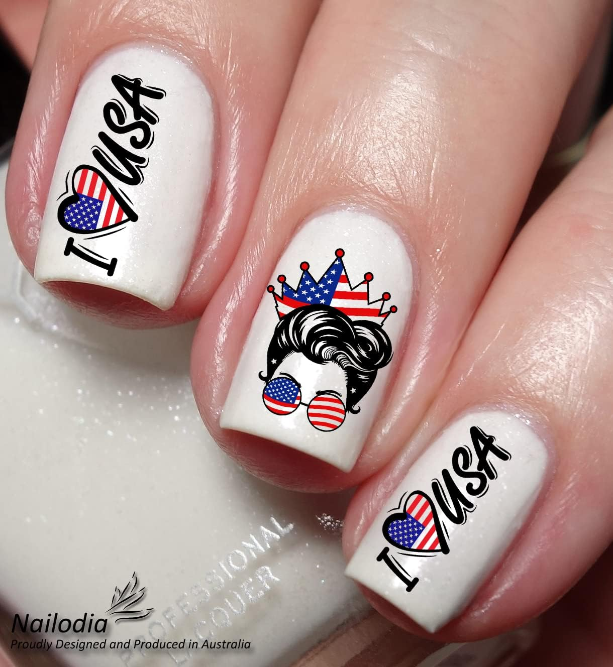 USA Independence Day 4Th July Nail Art Decal Sticker