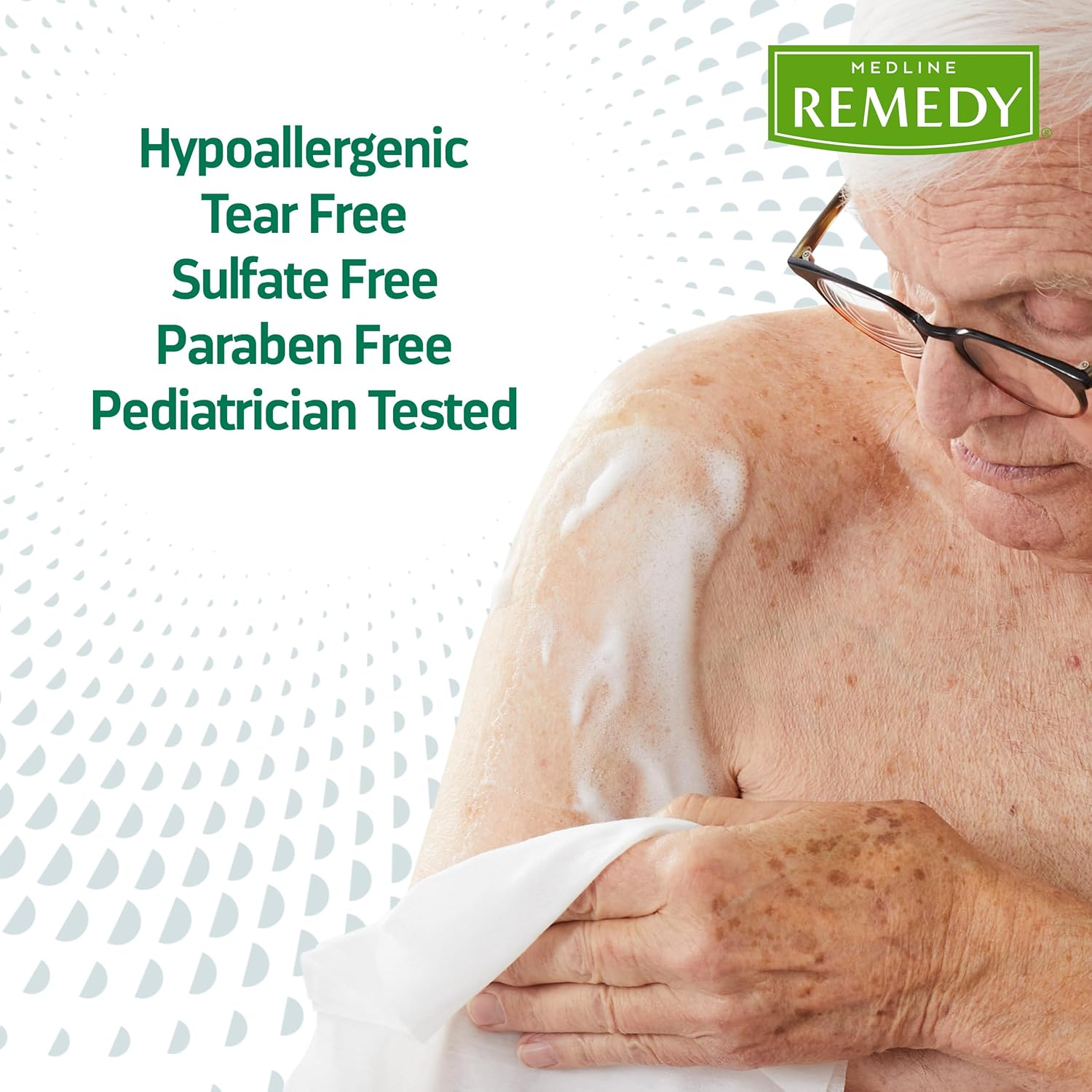 Medline Remedy Phytoplex Hydrating Cleansing Foam, 8 Fluid Ounce