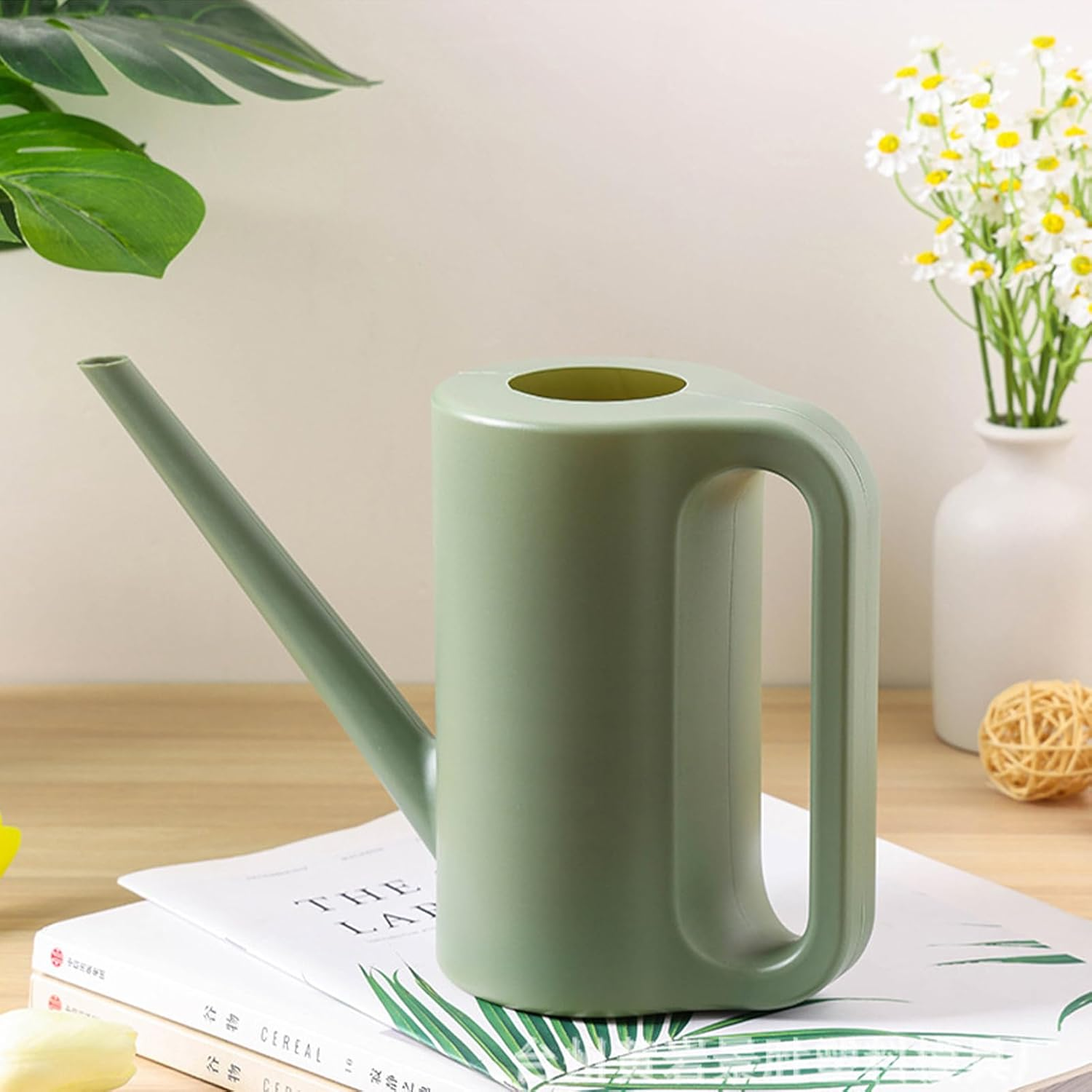 Zasdvn Indoor Watering Can,Decorative Gardening Watering Can with Long Spout - Semi-Opening Garden Supplies, Water Can for House, Balcony, Lawn image number 5