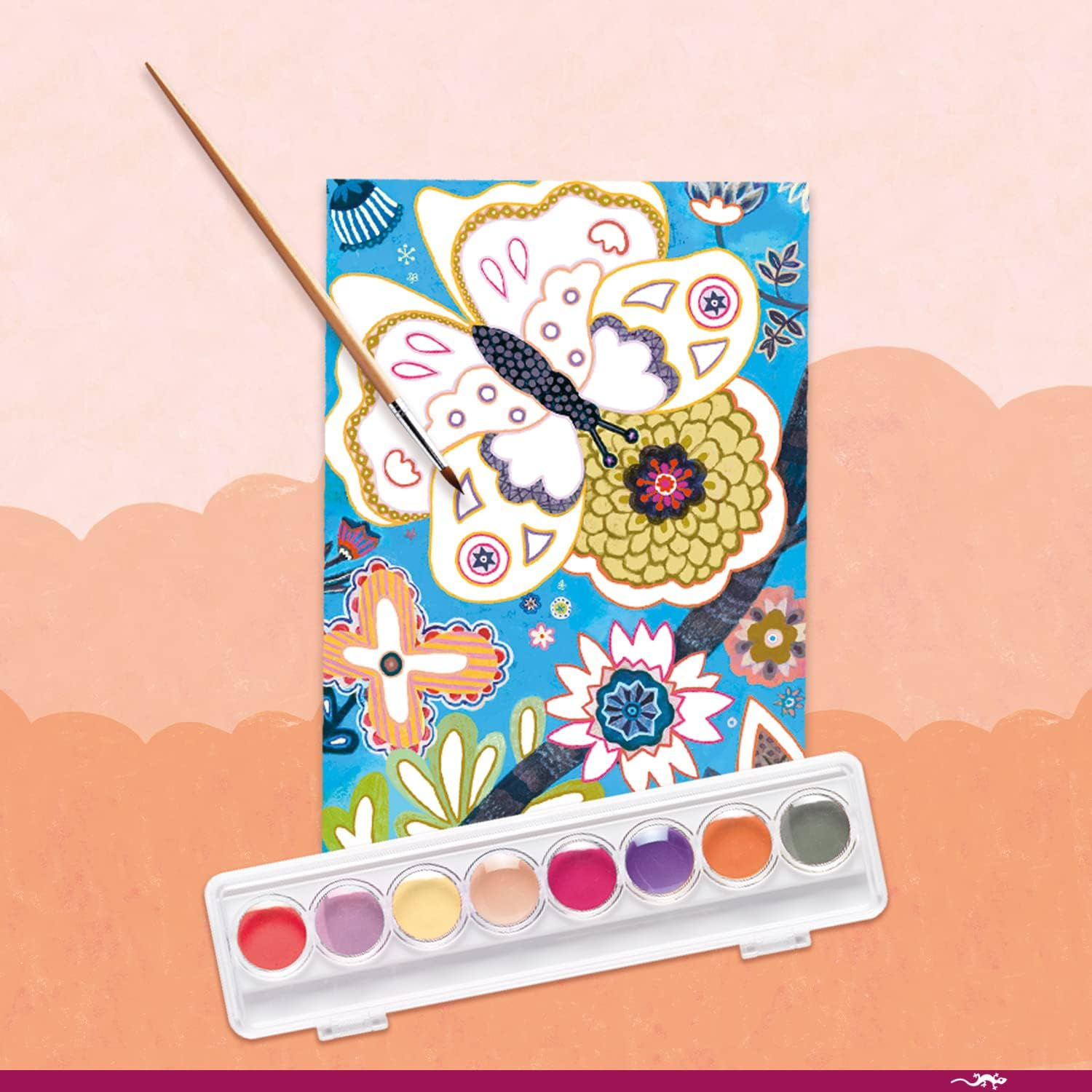 Djeco DJ09330 the Flower Garden Multi Craft Box Set image number 1