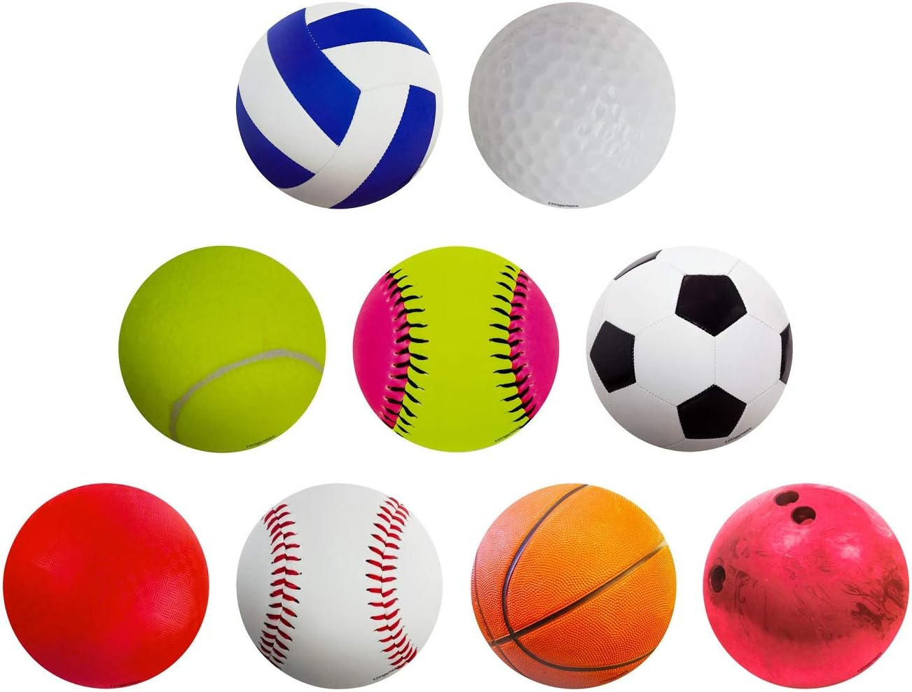 Hygloss Products Sports Balls Classroom Accents &ndash; Creative Teaching Resources &ndash; 6 Inches, 30 Pack - Bugs image number 7