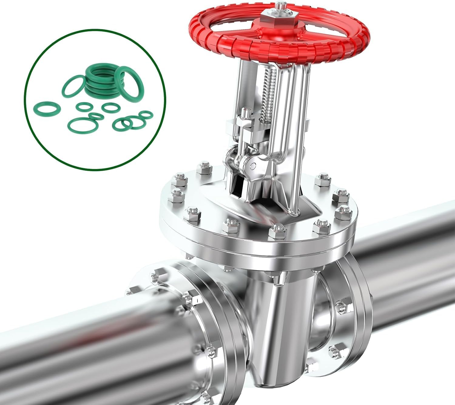 270 Pcs O Rings Kit Car Air Conditioning Compressor Seals O-Ring Rubber Seals AC O Ring Sealing O Rings Gasket Assortment Set for A/C Professional Plumbing Automotive image number 2