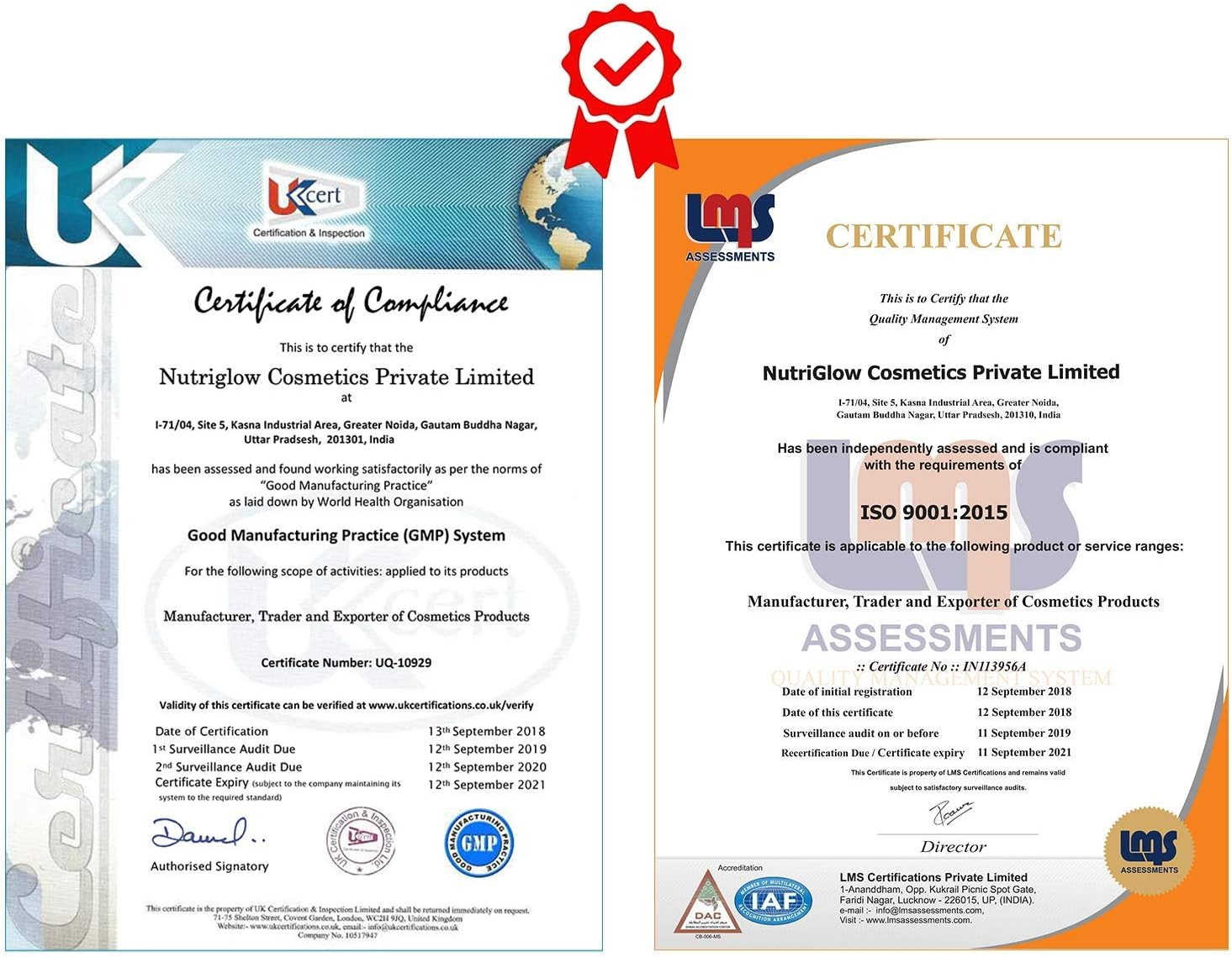 Nutriglow Advanced Organics Skin Whitening Moisturizer for Deeply Nourishing, Hydrating and Tan Free Skin with Broad Spectrum SPF 15, All Skin Types, No Sulphate, 200 Ml image number 1