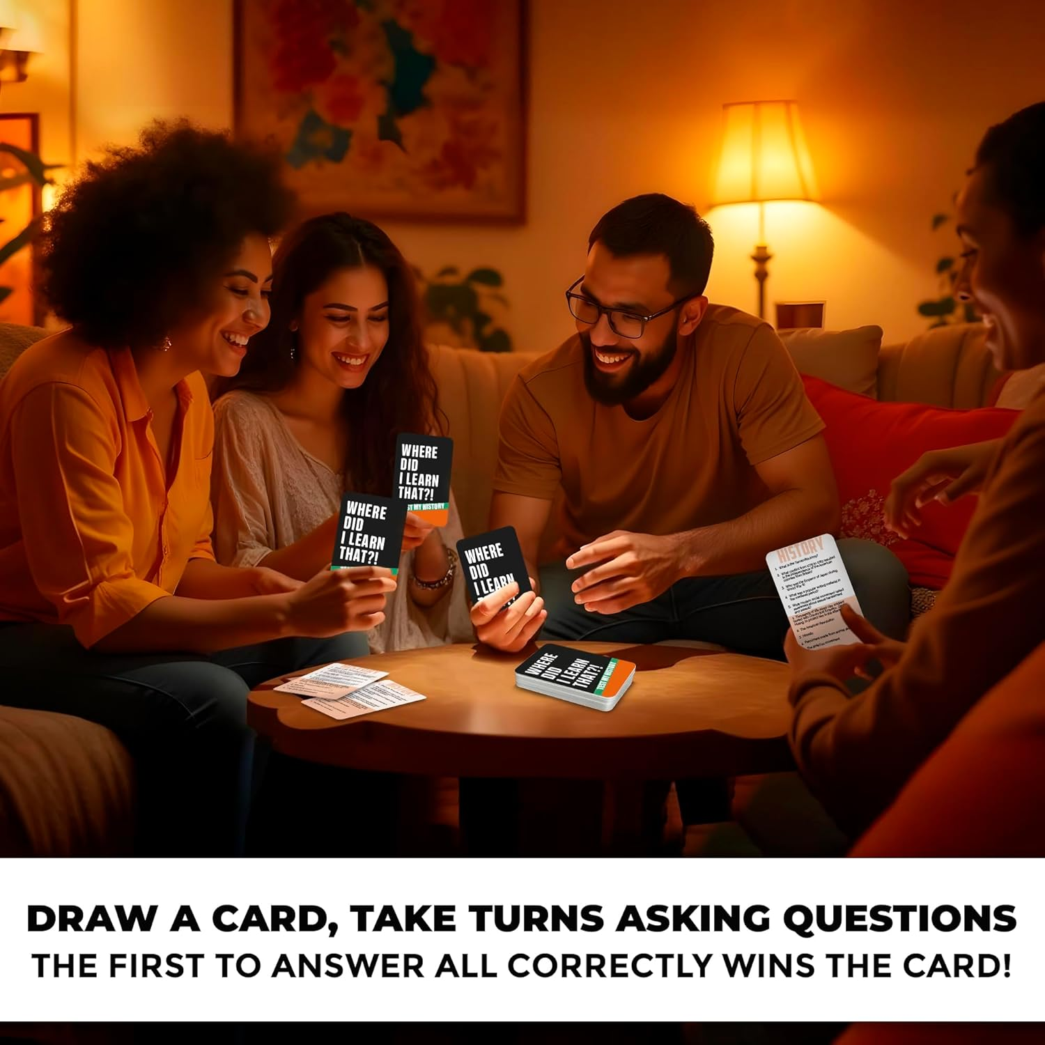 QUOKKA Trivia Card Game with 2000 Questions in Geography, History, Science, and General Knowledge &ndash; Trivia Games for Adults, Teens, and Families &ndash; Trivia Cards with Answers &ndash; Great Board Games Trivia - History image number 2