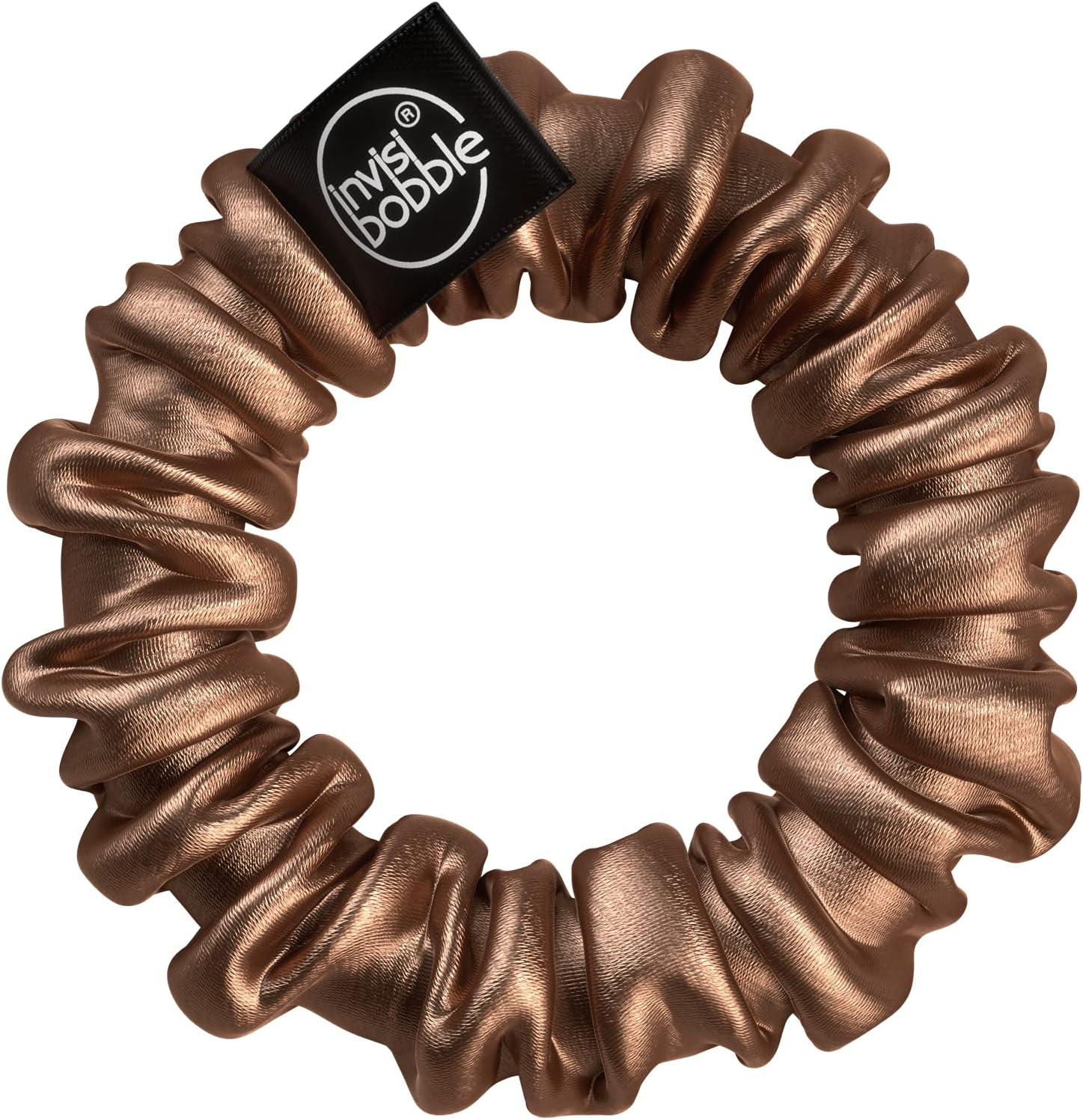 Invisibobble Sprunchie Slim Black Gold I 2 X Fabric Hair Bobbles Gold Black for Girls and Women I No Tangle Strong Hold Hair Gentle I Scrunchie Hair Scrunchie Designed in the Heart of Munich image number 5