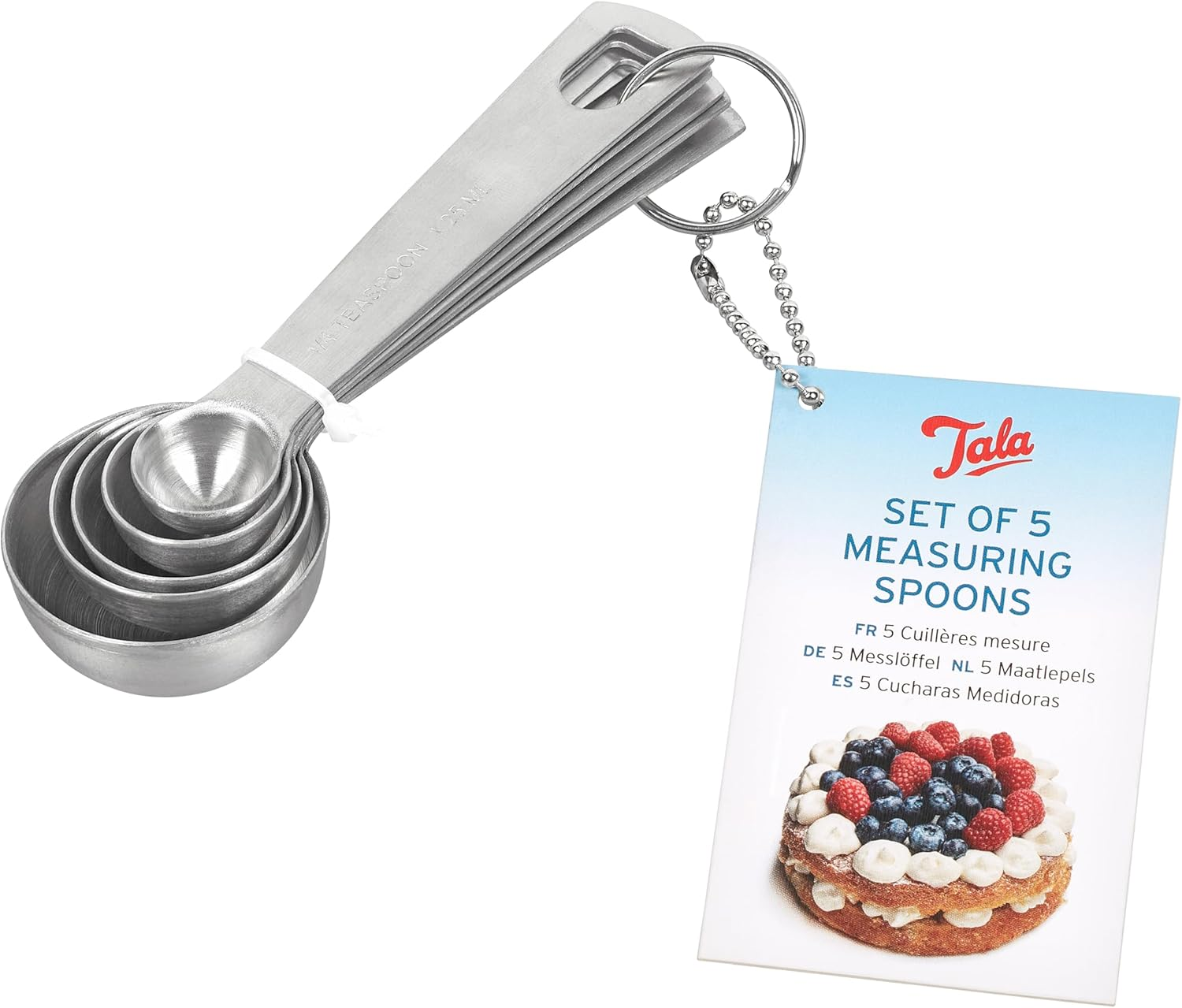 Tala Measuring Spoons, Stainless Steel image number 4