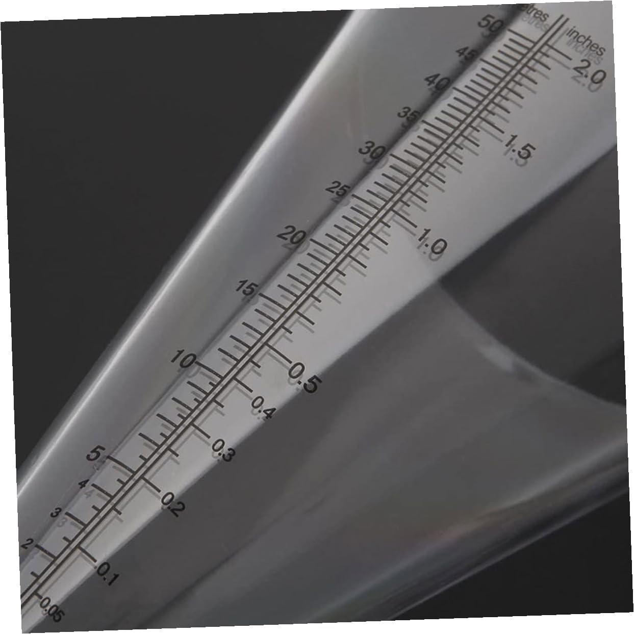 Luxshiny 2Pcs Transparent Cone Rain Gauge Outdoor Rain for Gardening Farming Irrigation Control Plastic Rainfall Measurement Tool image number 6