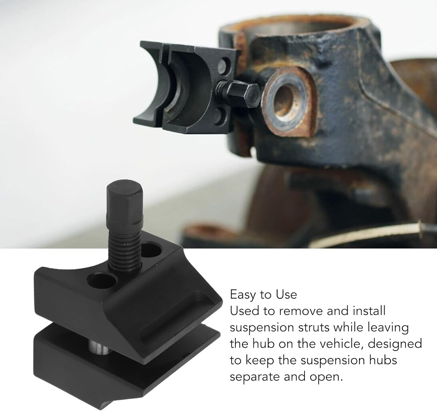 Suspension Strut Split Spreader, Suspension Strut Hub Steering Knuckle Spreader, Easy to Use Suspension Strut Spreader Tool image number 4