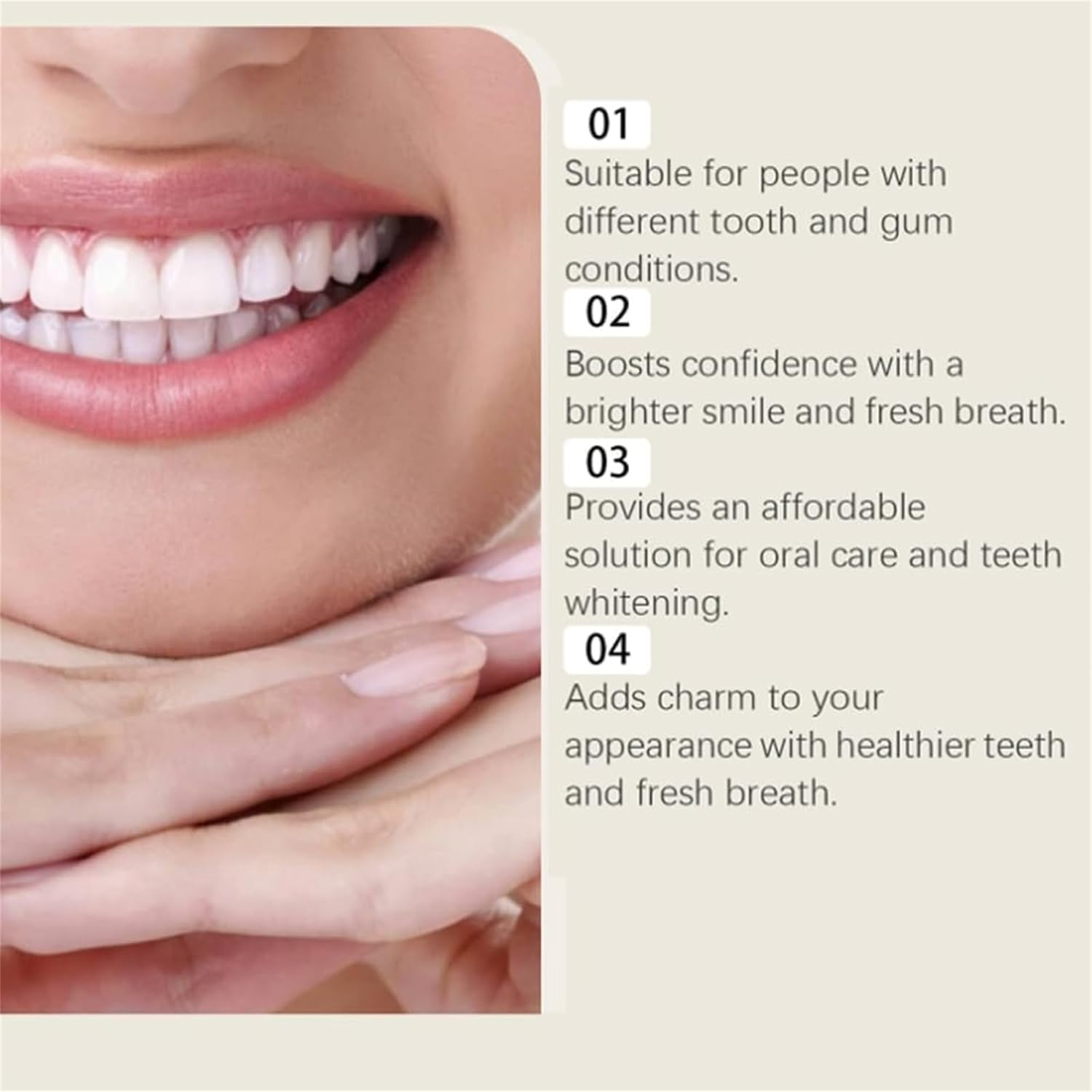 Kreain Nature Tooth Refresh Toothpaste, Enamel Strengthening & Fresh Breath Oral Care, Whitening, Deep Cleaning, Removes Stains and Promotes Healthy Teeth, for Sensitive Teeth (2Pcs) image number 4