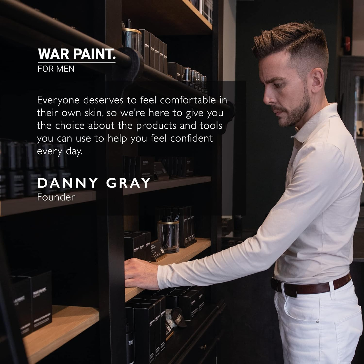 War Paint Tinted Moisturiser for Men, Light, 30 Ml image number 3