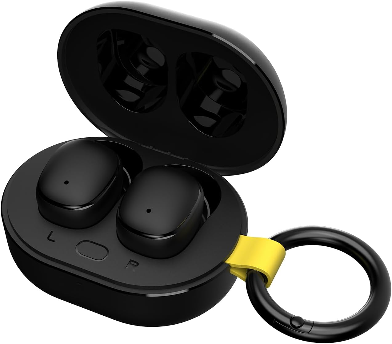 Vultech DRIP Bluetooth 5.4 Headphones, Wireless In-Ear Headphones with Microphone, 14 Hours Total, Touch Control, USB-C Charging, Siri and Google Voice Assistant, Balanced Sound, Android/Ios image number 4