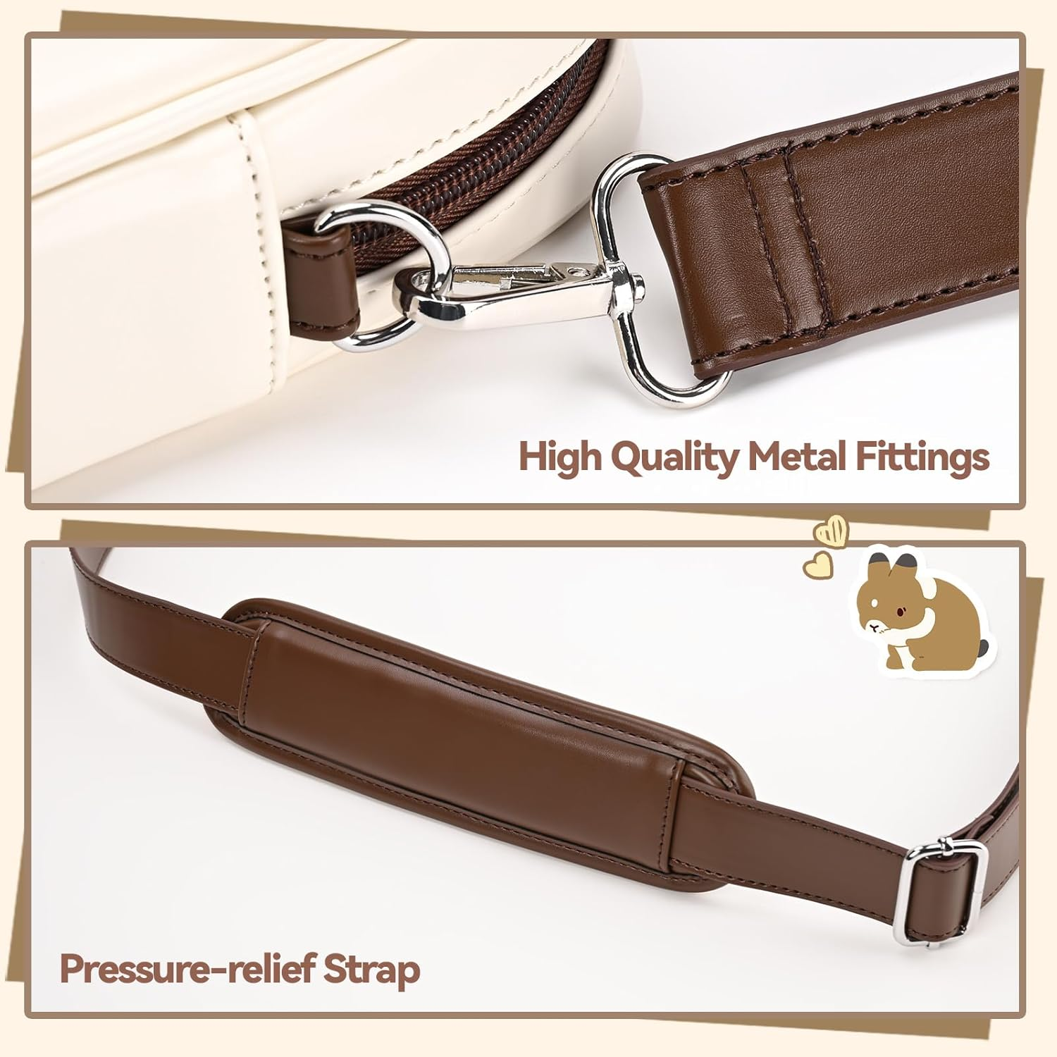 Geekshare Large Capacity Laptop Storage Bag - Crossbody & Handheld 14 Inch Laptop Sleeve Compatible with Ipad/Pro/Air, Waterproof Bag with Tablet Compartment - Team Timoth image number 4