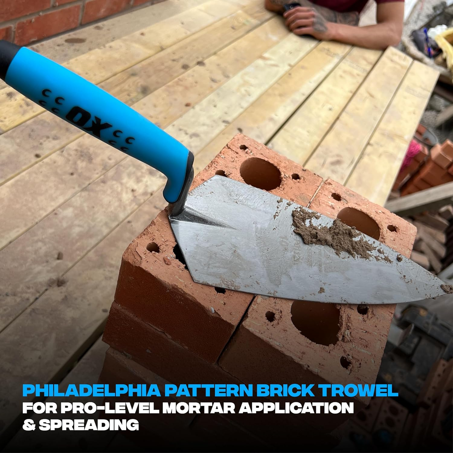 OX Tools 10" Philadelphia Trowel | OX Grip image number 2