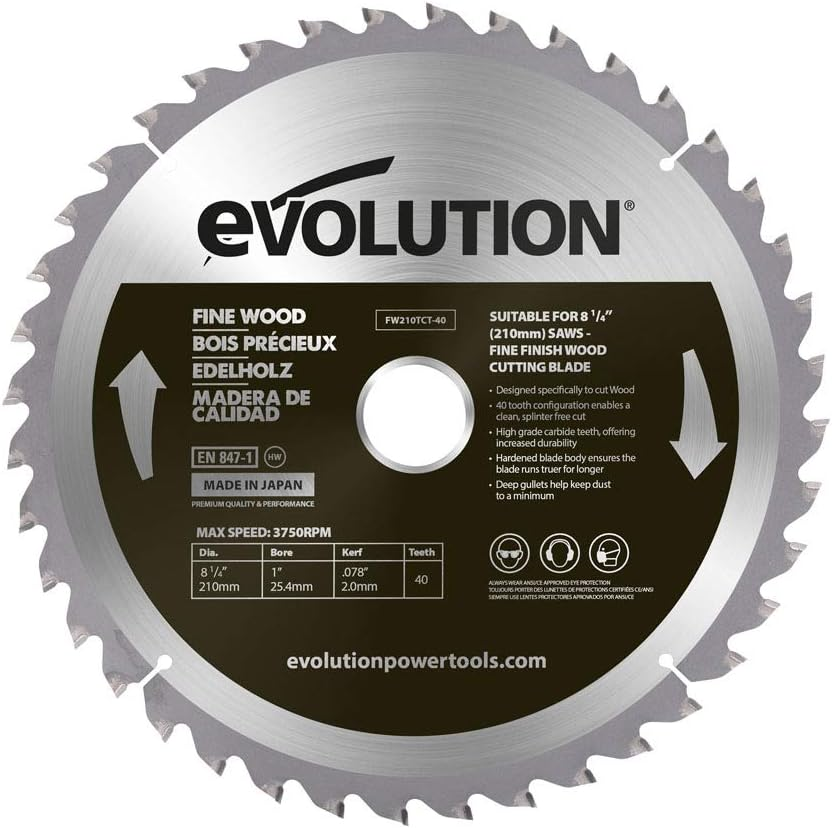 Evolution Power Tools FW210TCT-40, 210Mm image number 5