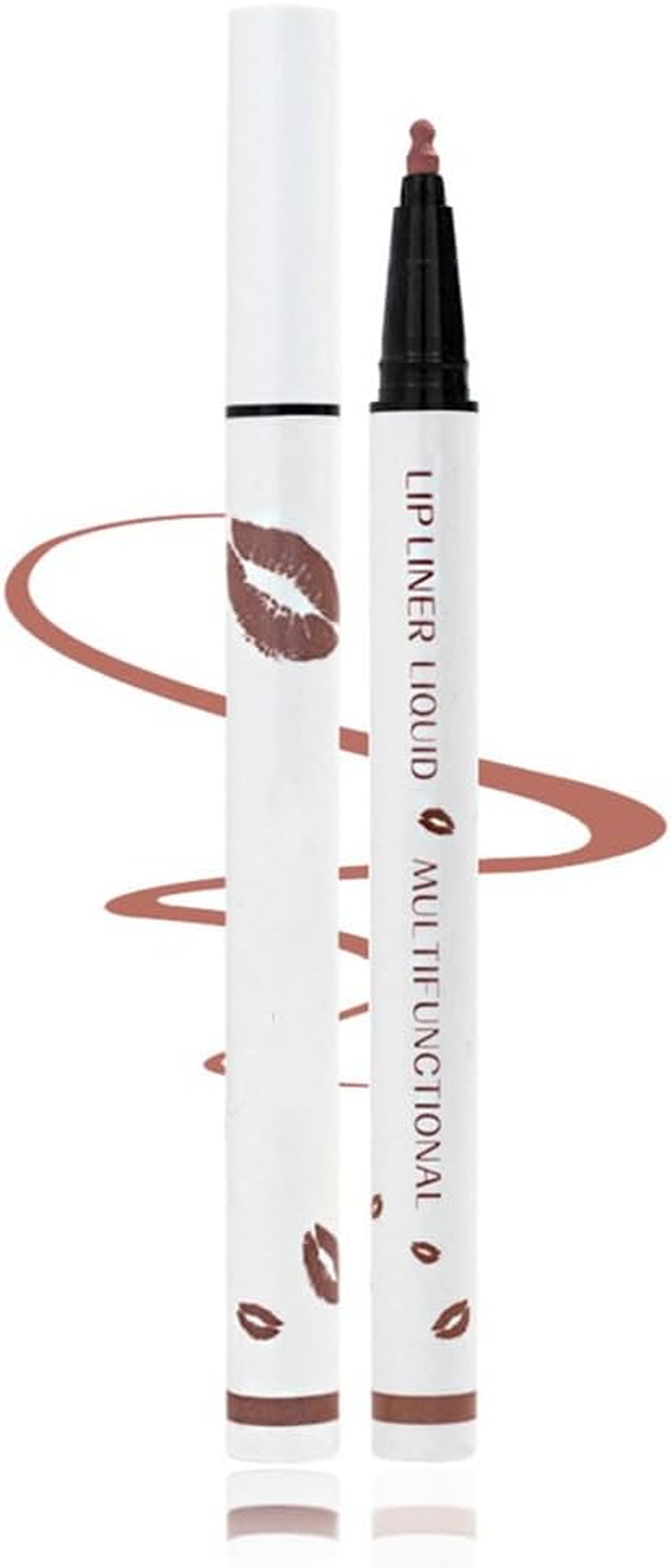 Cool Story Longwear Liquid Lip Liner, Liquid Lip Liner Pen, Matte Lip Stain Marker, Waterproof Quick-Drying Long-Lasting Matte Liquid Lipstick (01#, One Size)