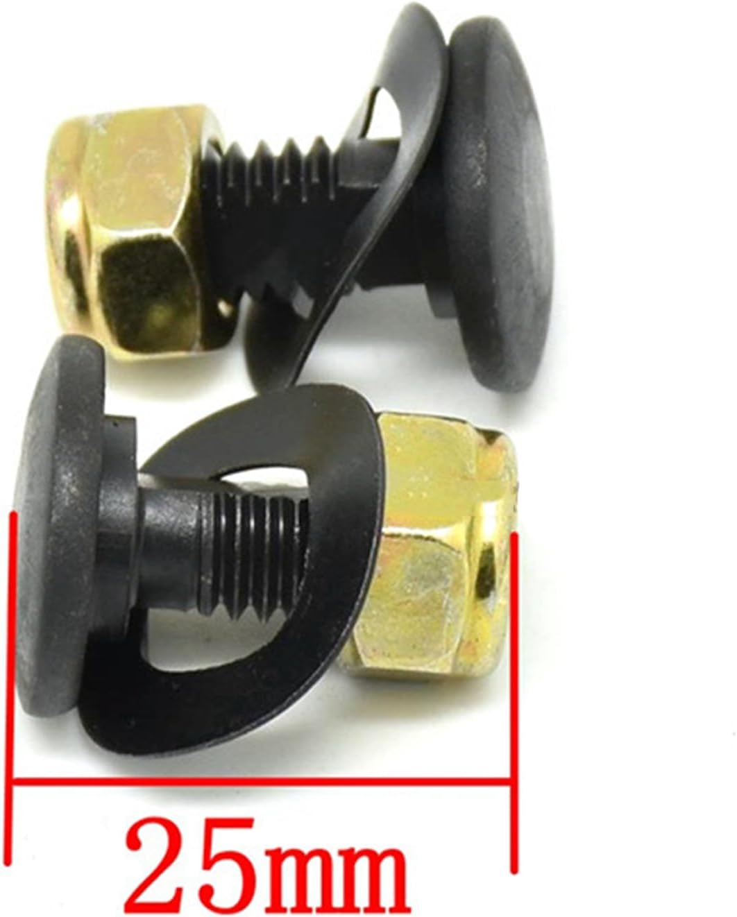 4 Pcs Blades Bolts Set Compatible with 18" Cut Masport Morrison Rear Catcher Mower, Lawn Mower Blades Compatible with Husqvarna LC18 & Stihl Viking MB434 MB435 Series Rear Catcher Mower (18 Inch) image number 1