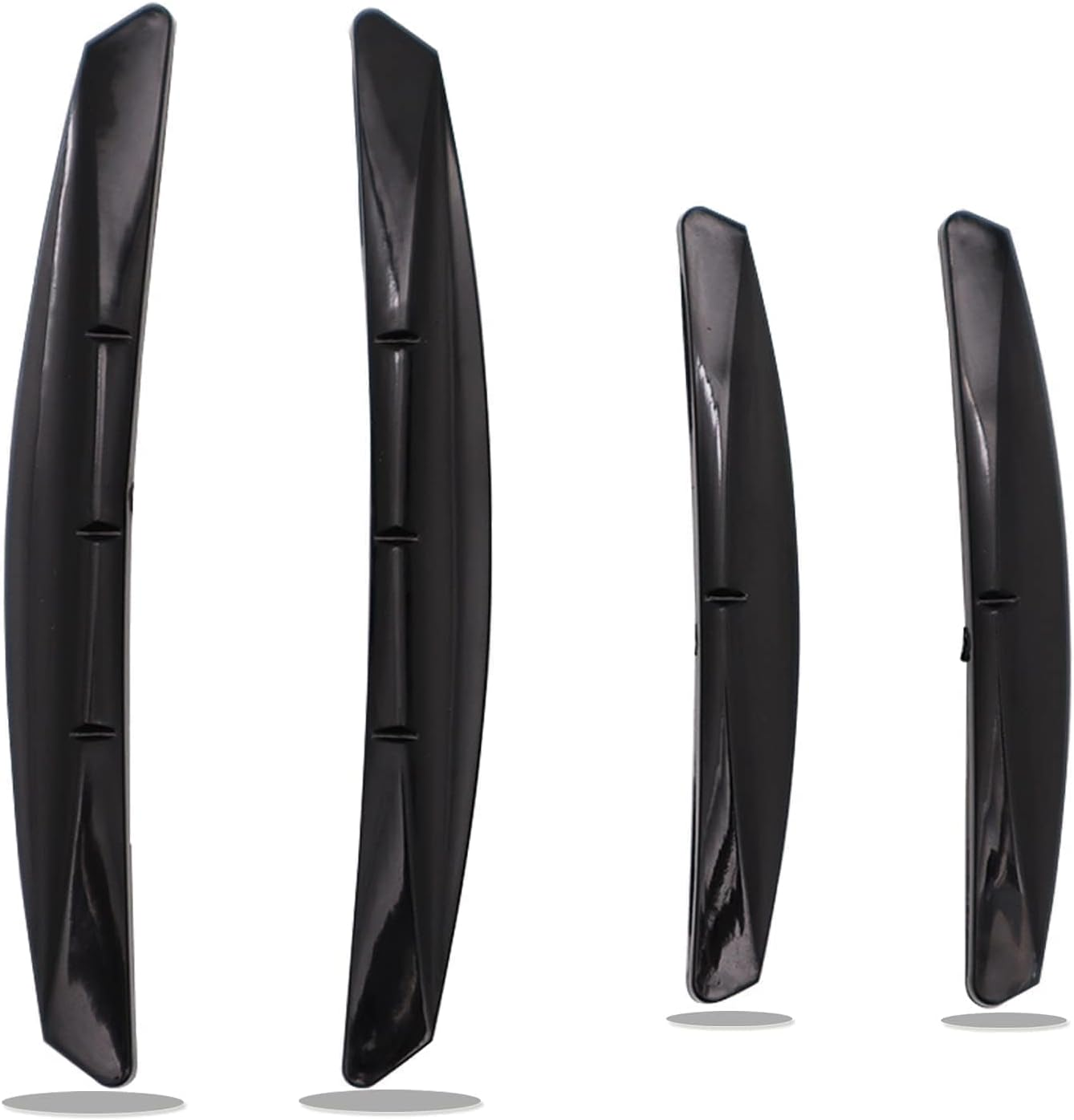 AUTOXBERT 4Pcs Black Car Door Edge Guard Scratch Moulding Trim Edge Anti-Collision Strip Protector,Protect Car Door from Scratches and Abrasion image number 3
