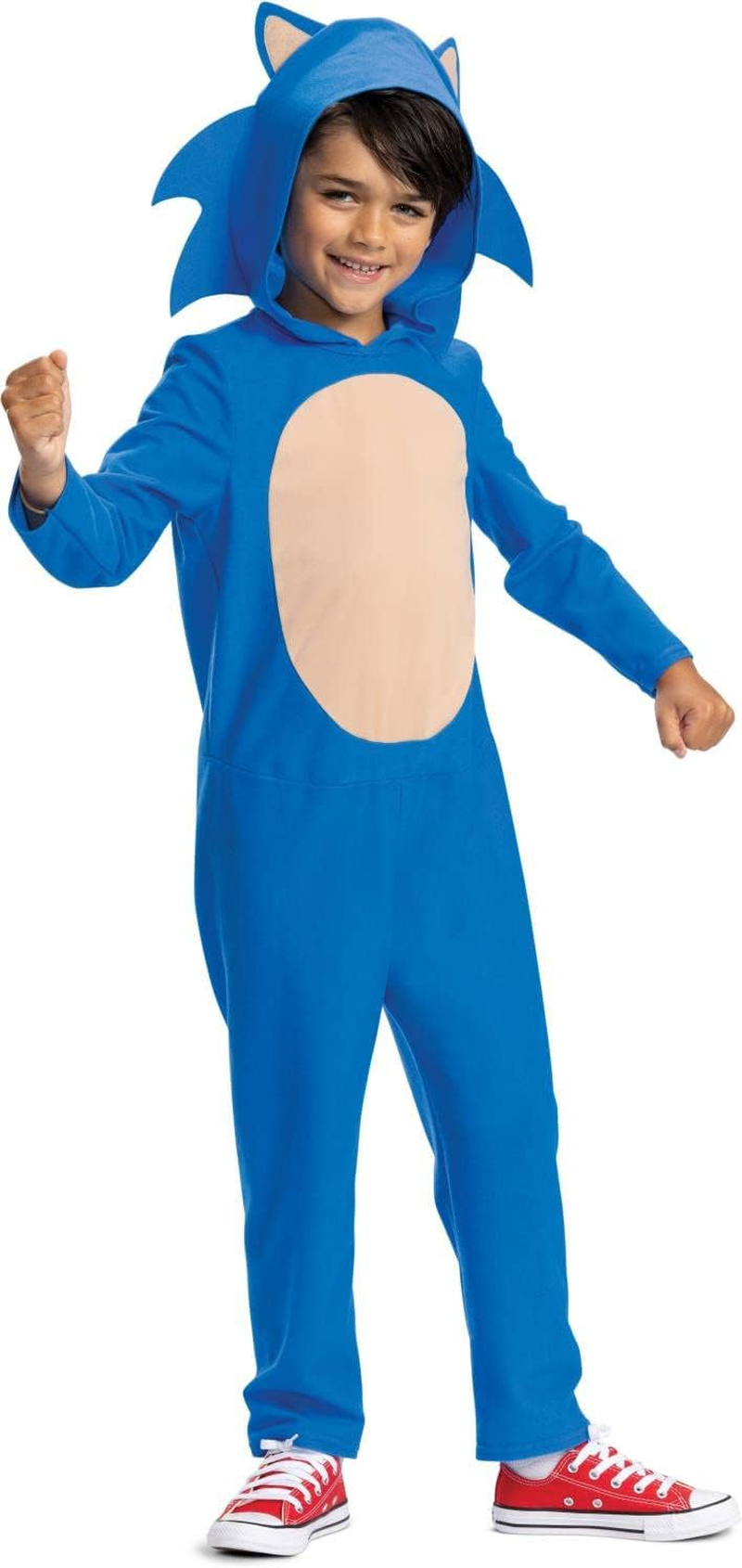 Disguise Costumes Sonic the Hedgehog Movie Fancy Dress Costume for 7-8 Years Kids, Blue image number 4