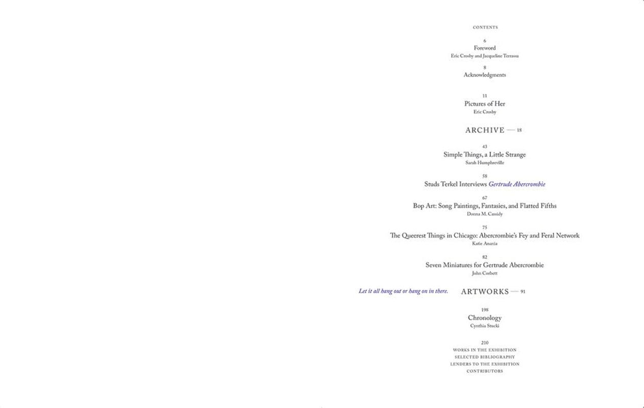 Gertrude Abercrombie: the Whole World Is a Mystery