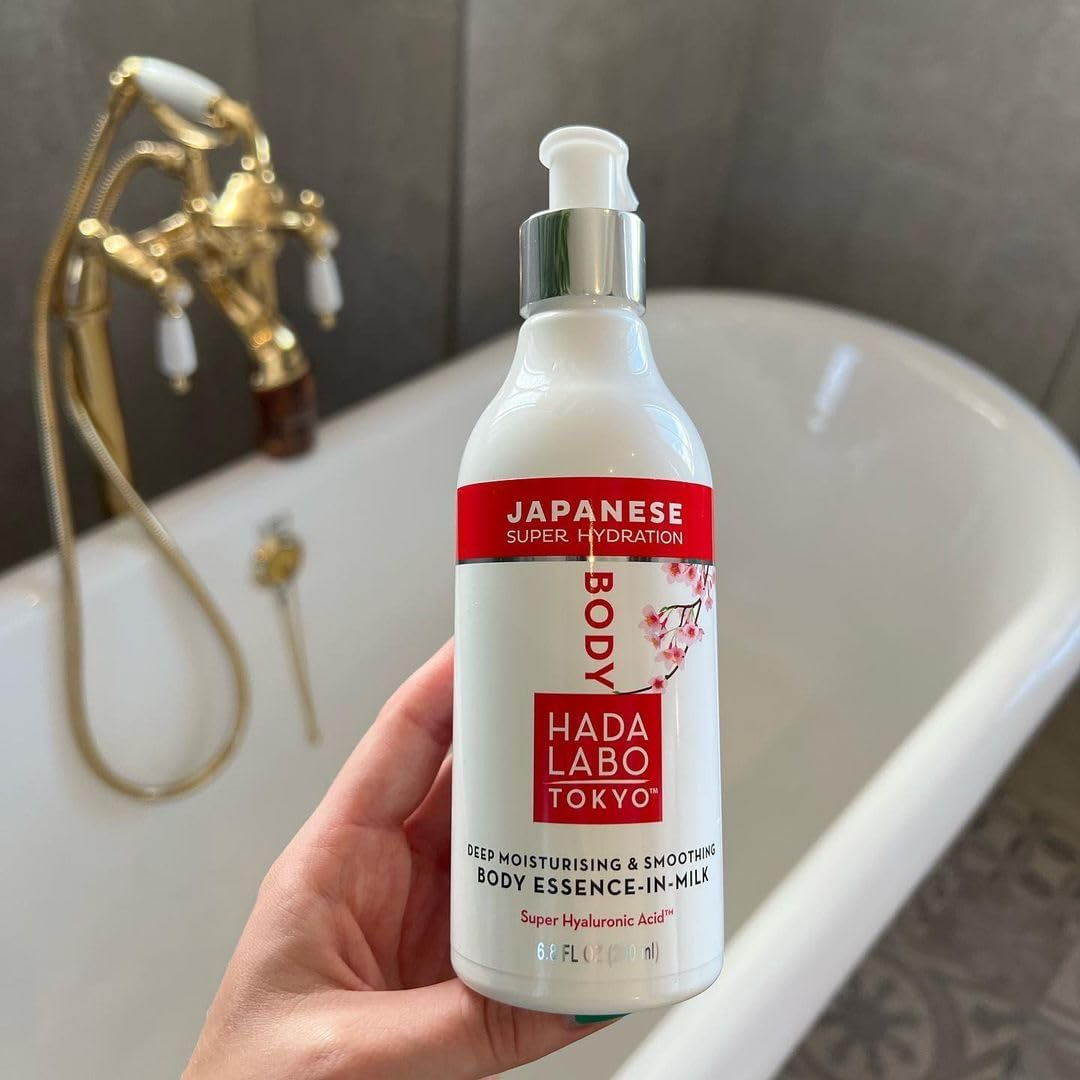 Hada Labo Tokyo Deep Moisturising & Smoothing Body Essence-In-Milk, 200Ml image number 5