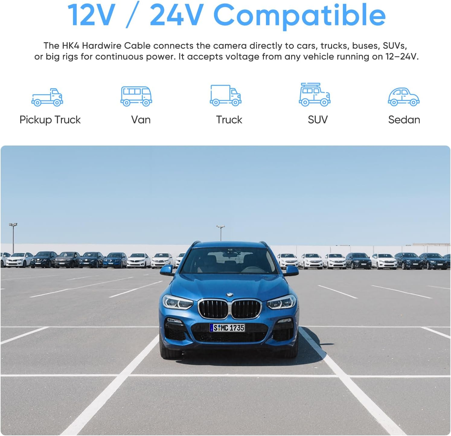 VIOFO HK4 Acc Hardwire Kit, USB-C Hard Wire Kit for T130/ A119Mini/A229Duo Dash Cam, Low Voltage Protection for Parking Mode image number 3