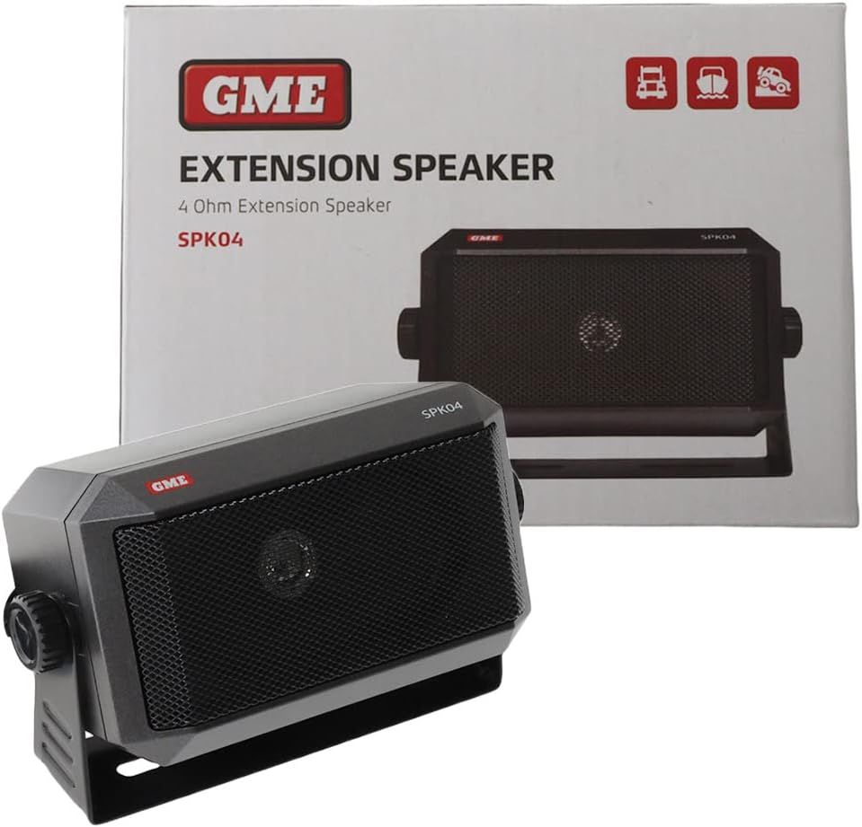 GME SPK04 4Ohm Extension Speaker Box/Lead & Plug Black image number 5