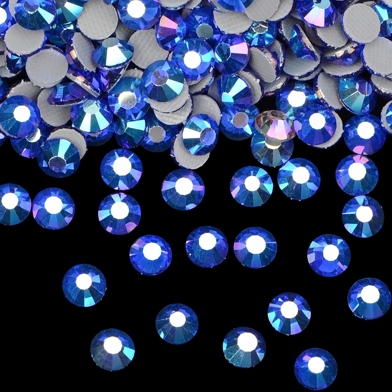 2000 Pcs FYGEM Hot Fix Iron Rhinestones DIY Jewelry Making with Picking Pen (Sapphire AB, SS16) image number 6