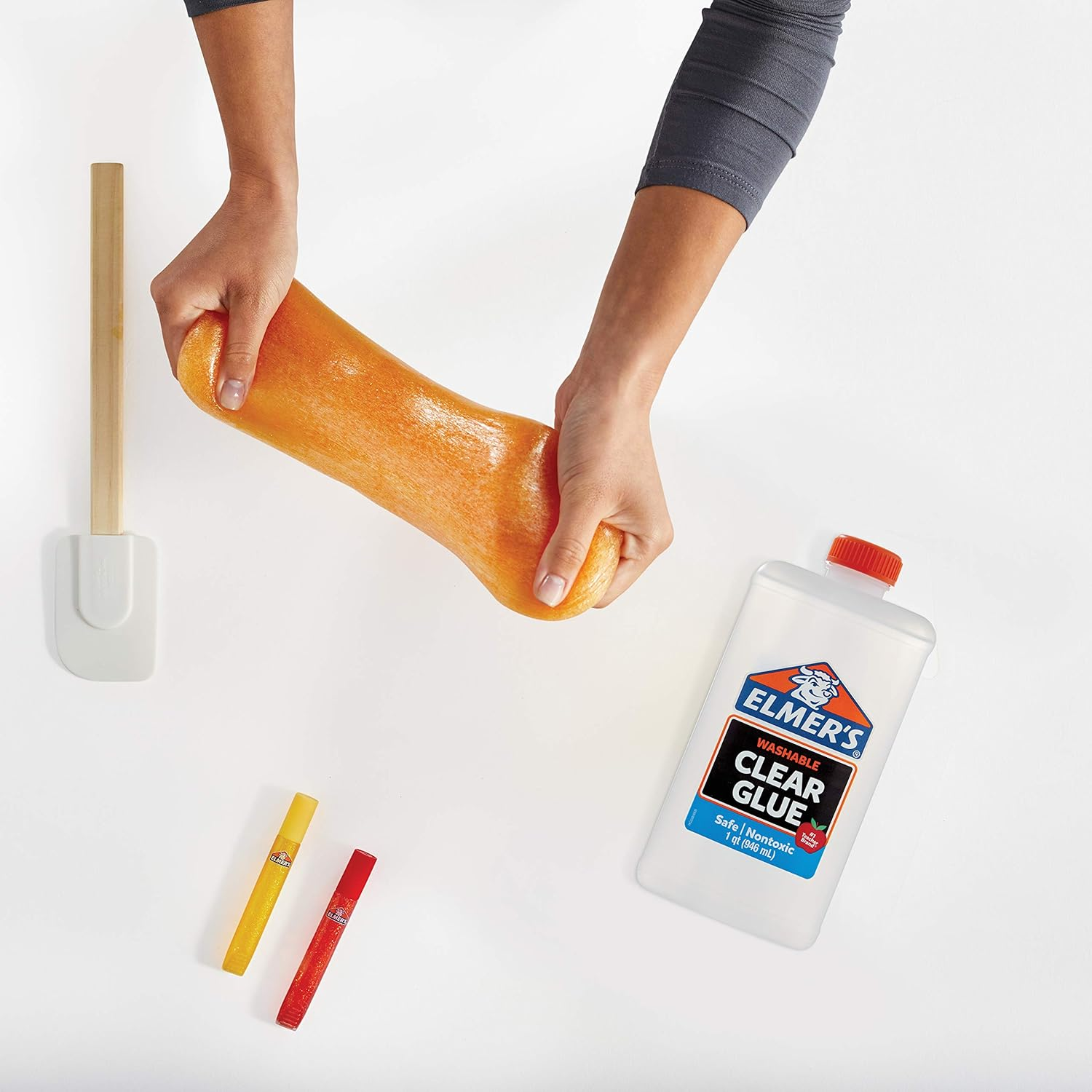 Elmer'S Slime Liquid PVA Glue, Great for Making Slime, Washable, (2024691), 946Ml, Clear