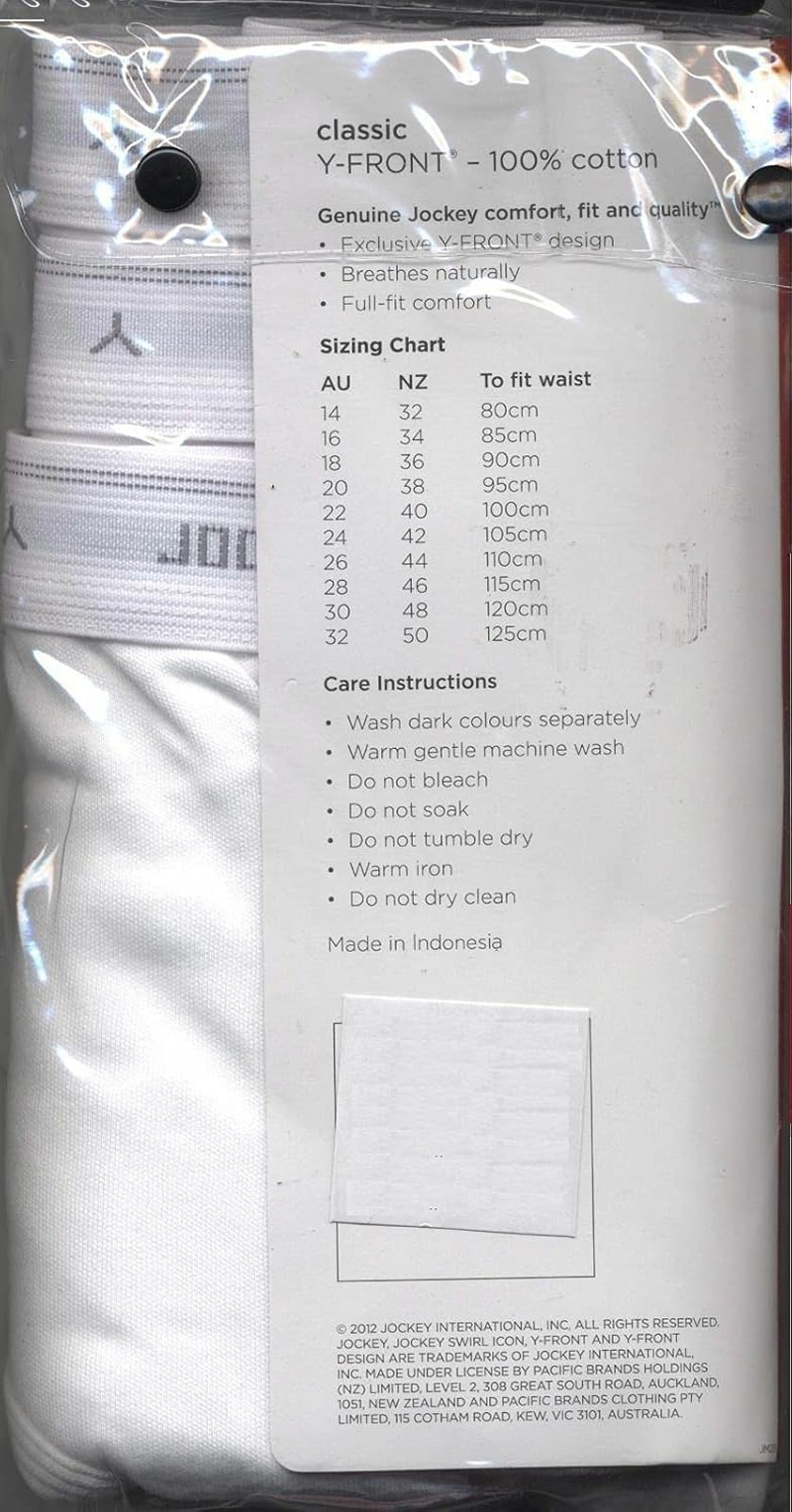 Jockey Men'S Underwear Classic Y-Front Brief (3 Pack) image number 2