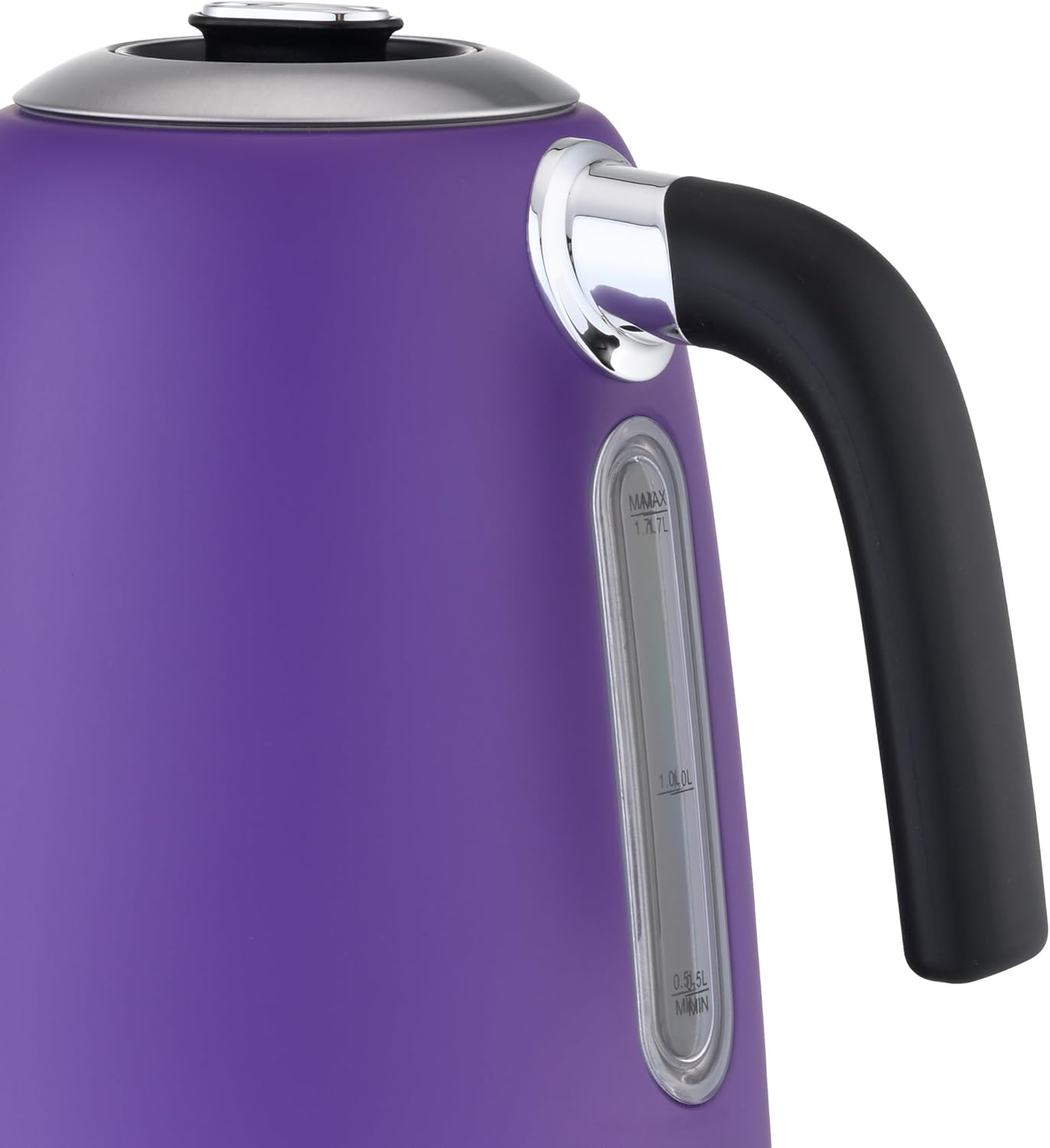 TODO 1.7L Stainless Steel Cordless Kettle Keep Warm Electric Led Water Jug - Purple image number 4