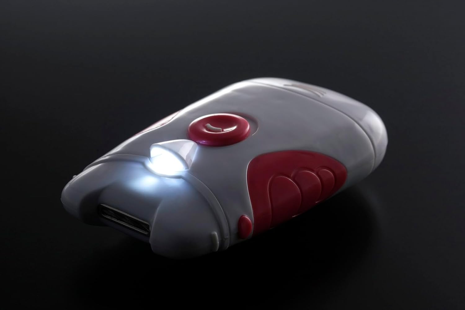 FUJIPACKS Electric Nail Clipper with LED Light - Modern Pink/White Nail Clipper image number 6