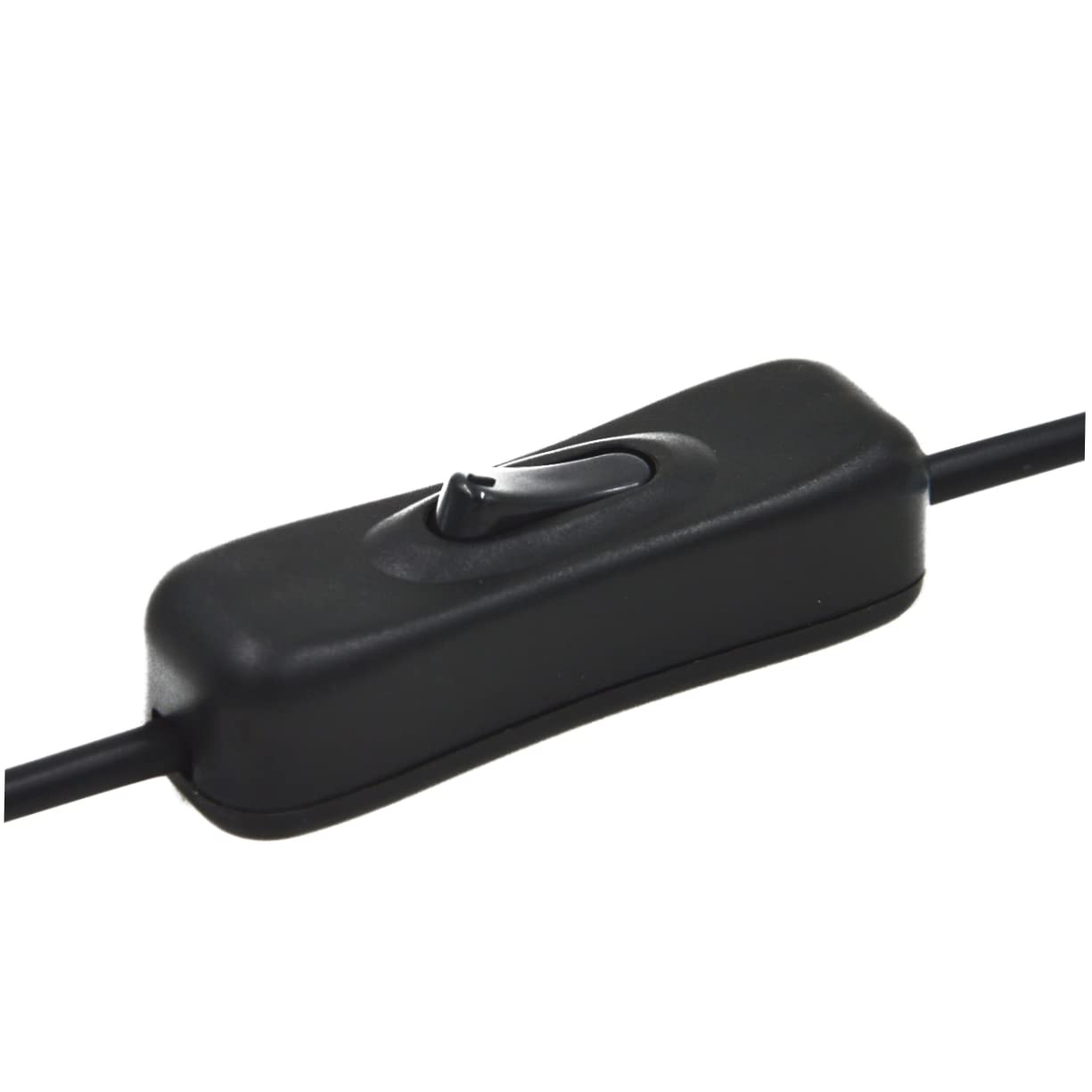 Mobestech Inline Manual Switch Power Extension Cable Black 5.5X2.1Mm DC Male to Female Connector for Devices and Projects