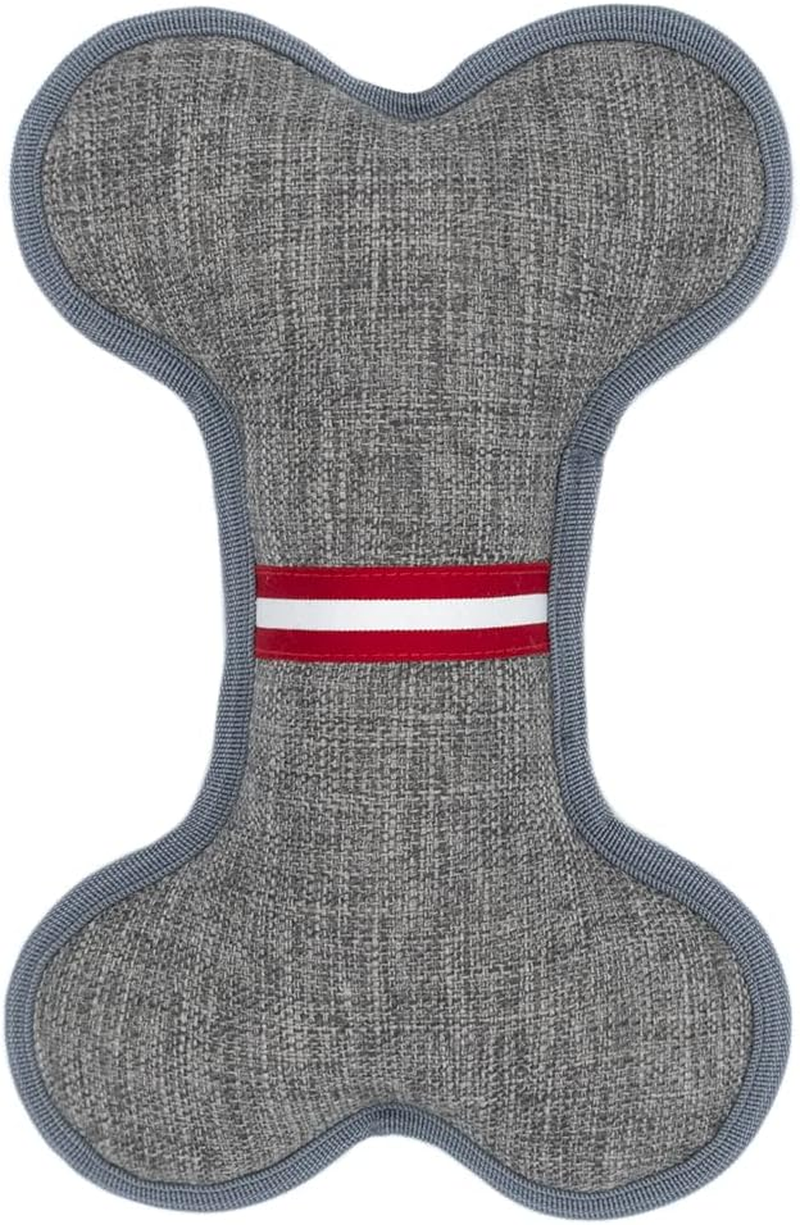 Plush Dog Toy for Chewers -Silvester the Squirrel- Soft, Durable, Squeaky & Tough - Cute Stuffed Pet Chew Toy for Small & Medium Dog Breeds & Puppies by Louie Living - Ideal for Pet Owners - Eric The Elephant image number 2