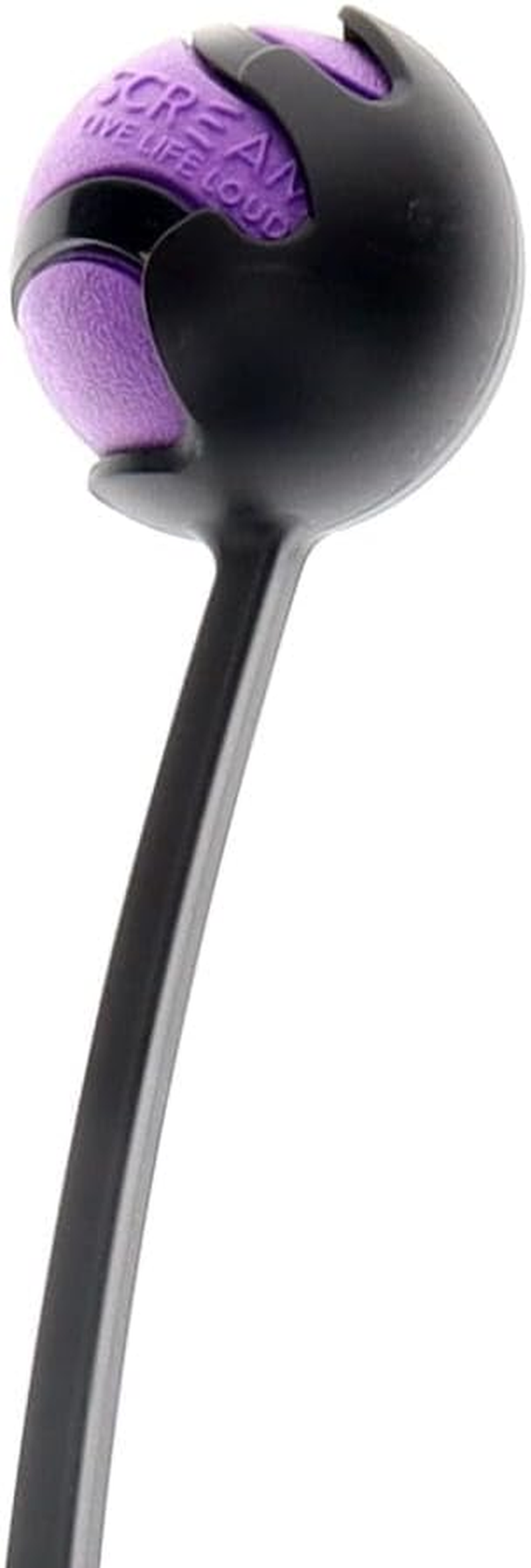 Scream Deluxe Grip Ball Launcher Fetch Pack MED Loud Purple/Black 65Cm (Medium 6Cm Ball) image number 2